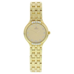 Vintage Omega DeVille Yellow Gold Ladies Watch