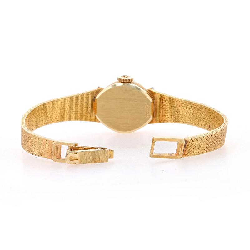 Omega Diamond Ladies Wristwatch - Yellow Gold 14k Automatic 1 Year Warranty 1