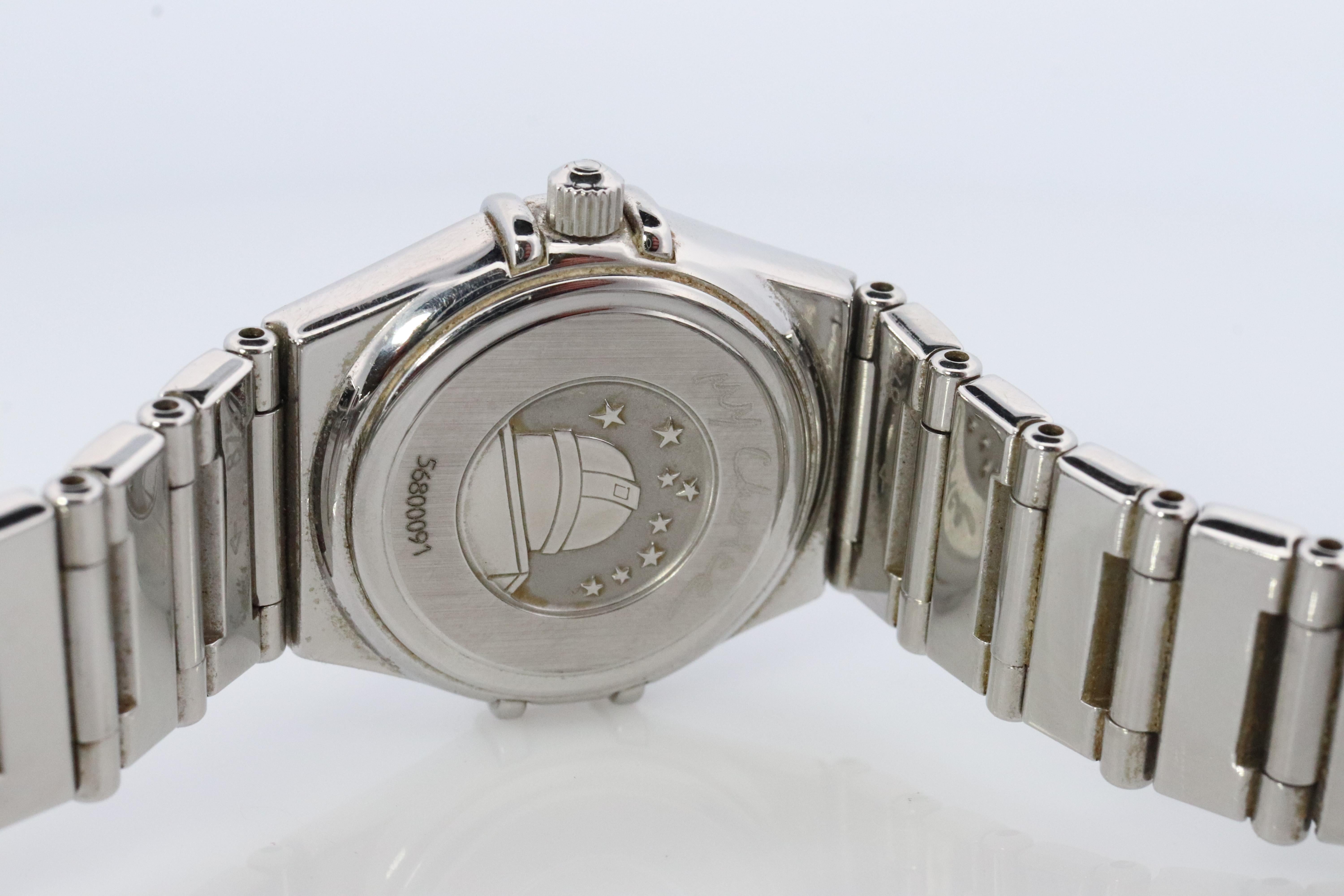 Omega Diamantuhr. Authentische Damen Omega 1465.71 Konstellation Perlmutt. 2