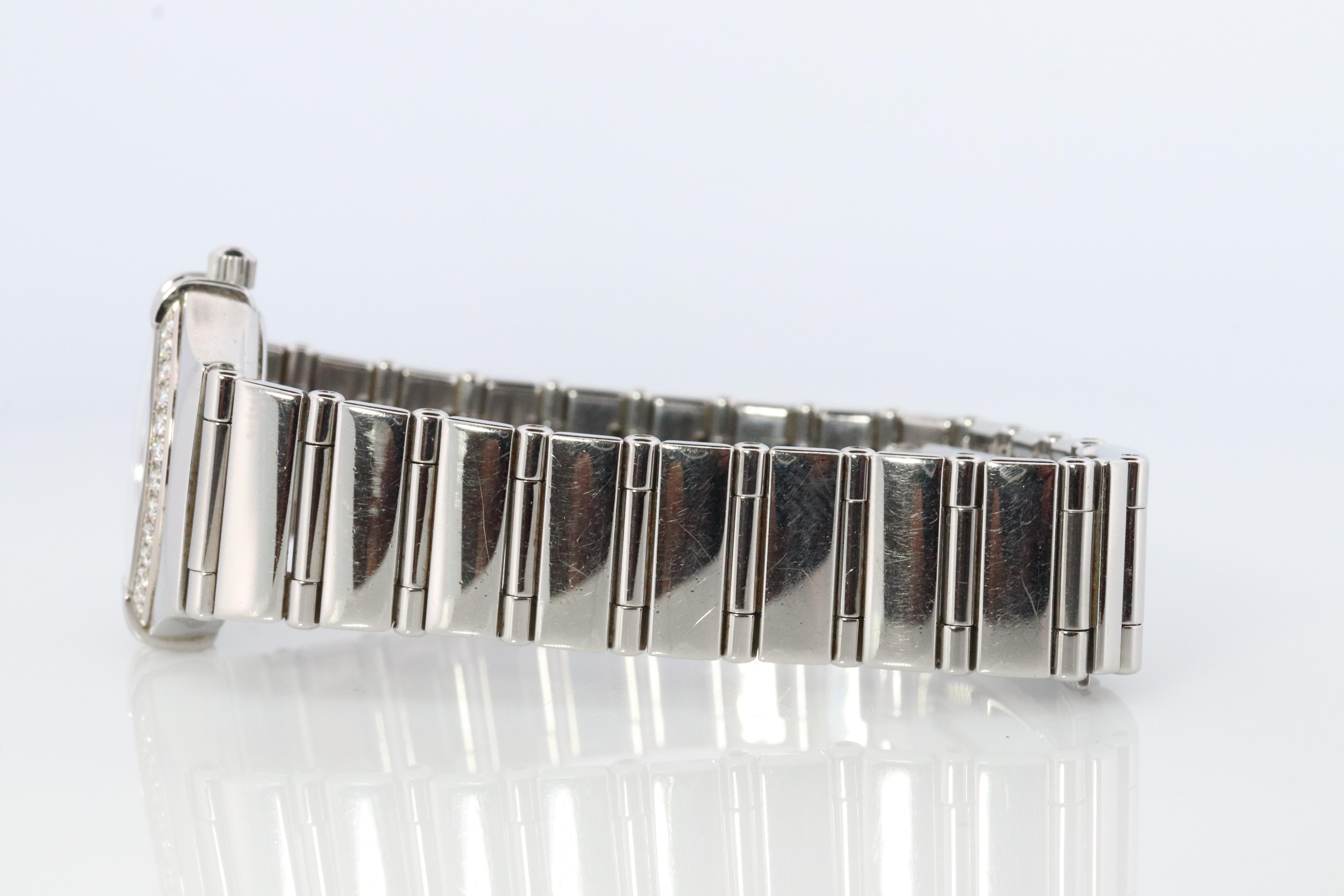 Omega Diamantuhr. Authentische Damen Omega 1465.71 Konstellation Perlmutt. 4
