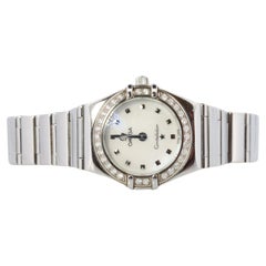 Omega Diamond Watch. Authentic Ladies Omega 1465.71 Constellation Mother Pearl.