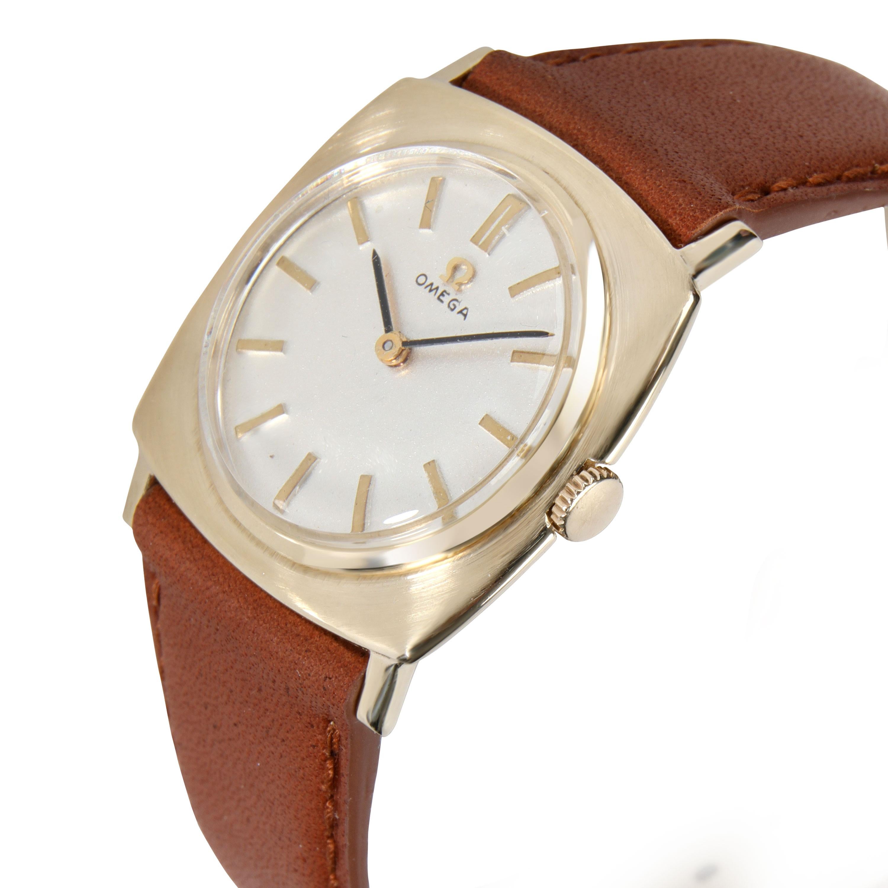 Omega Dress PB2543 Women's Watch in 14kt Yellow Gold In Excellent Condition In New York, NY