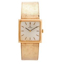 Reloj de pulsera Omega, oro amarillo de 9 quilates, movimiento cal.620, caja/papeles, peso, c1965