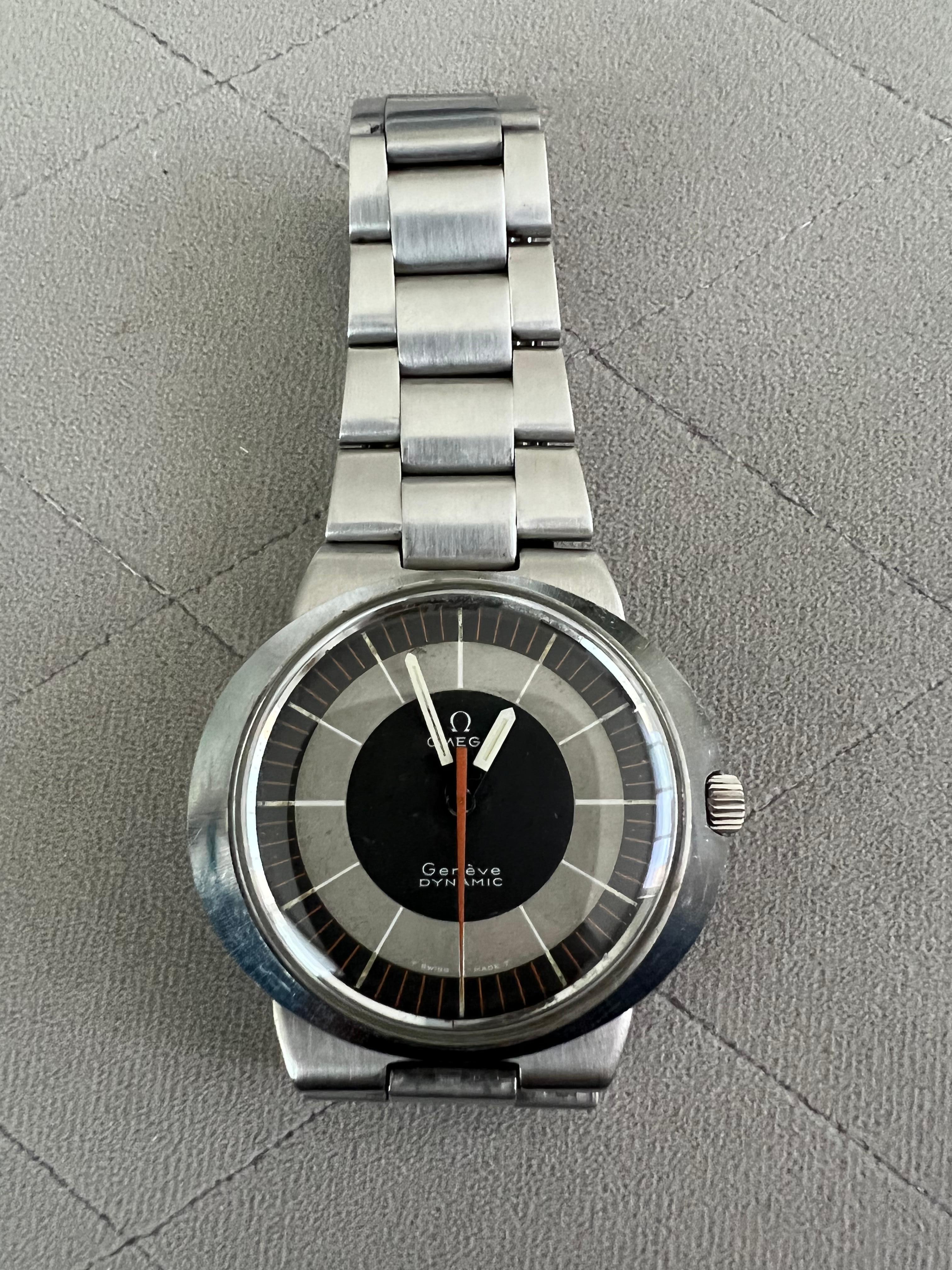 Omega Dynamic Vintage c. 1970s Watch W/ Tricolored Dial 1