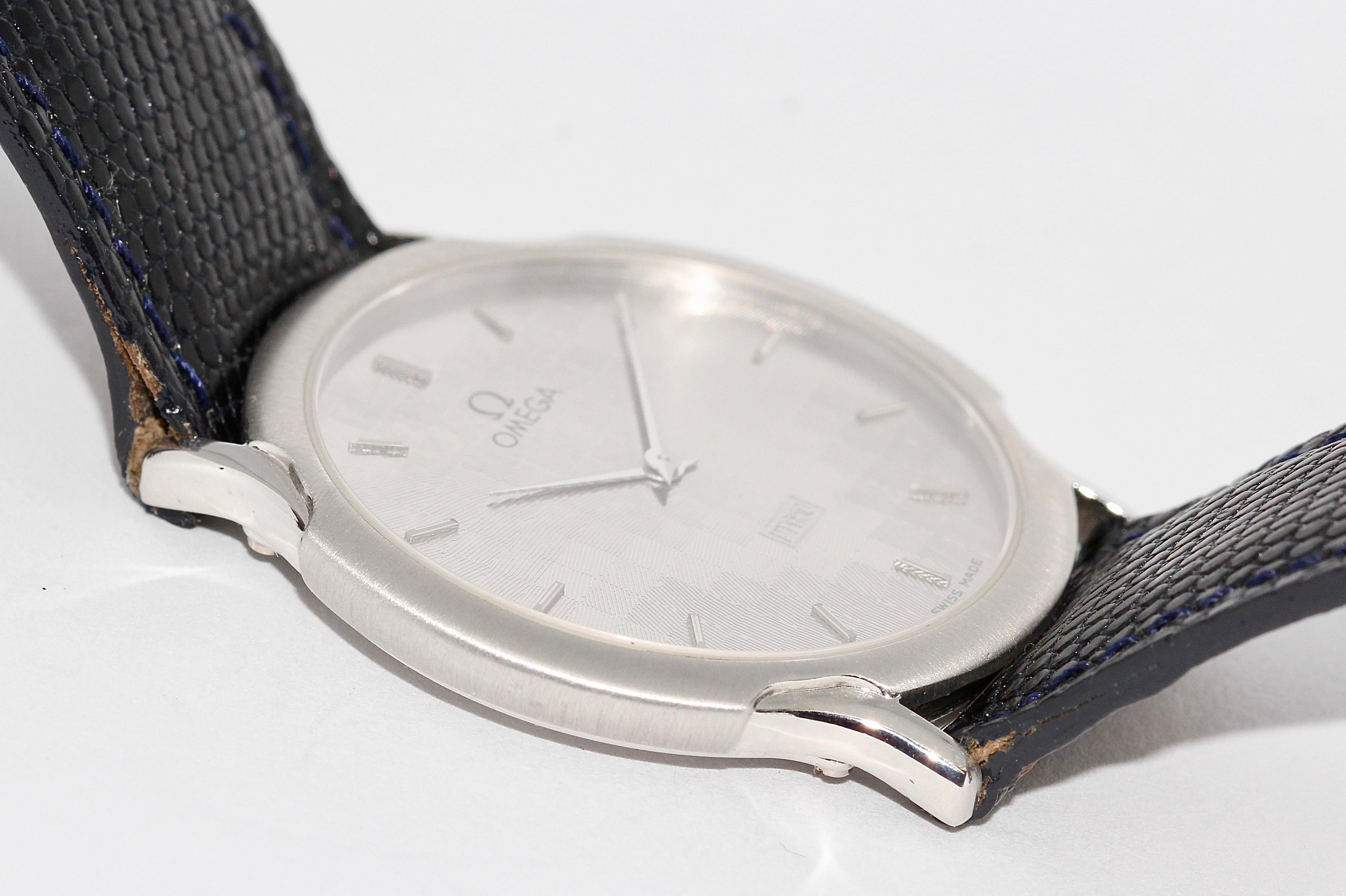 Omega Flat Platinum Wristwatch 1