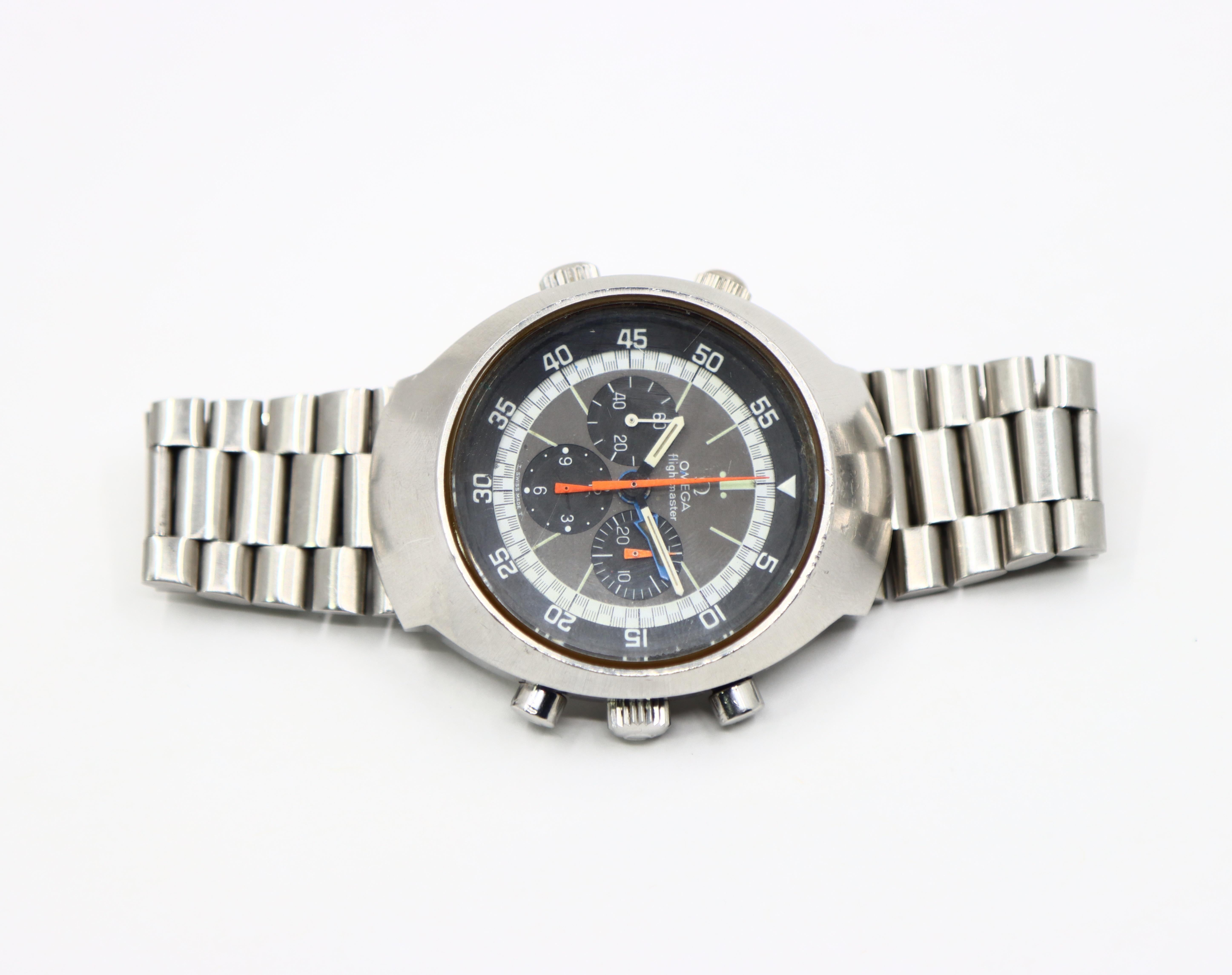 Omega Flightmaster 2° Modello Ref.145.036 43mm Cal.911 Orologio manuale in vendita 4