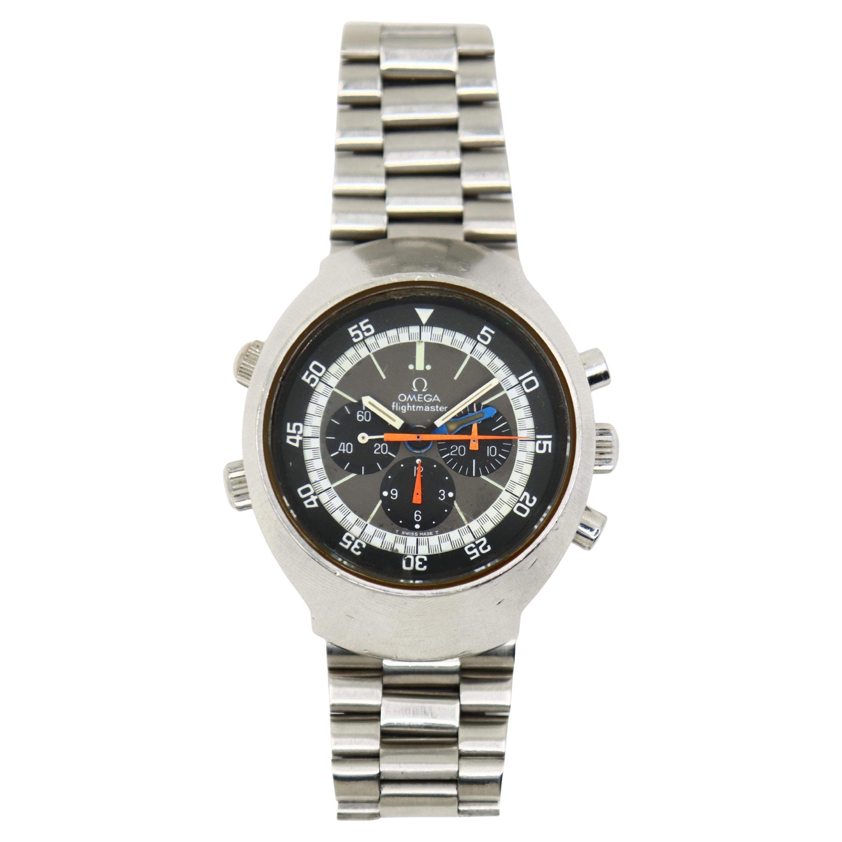 Omega Flightmaster 2° Modello Ref.145.036 43mm Cal.911 Orologio manuale in vendita