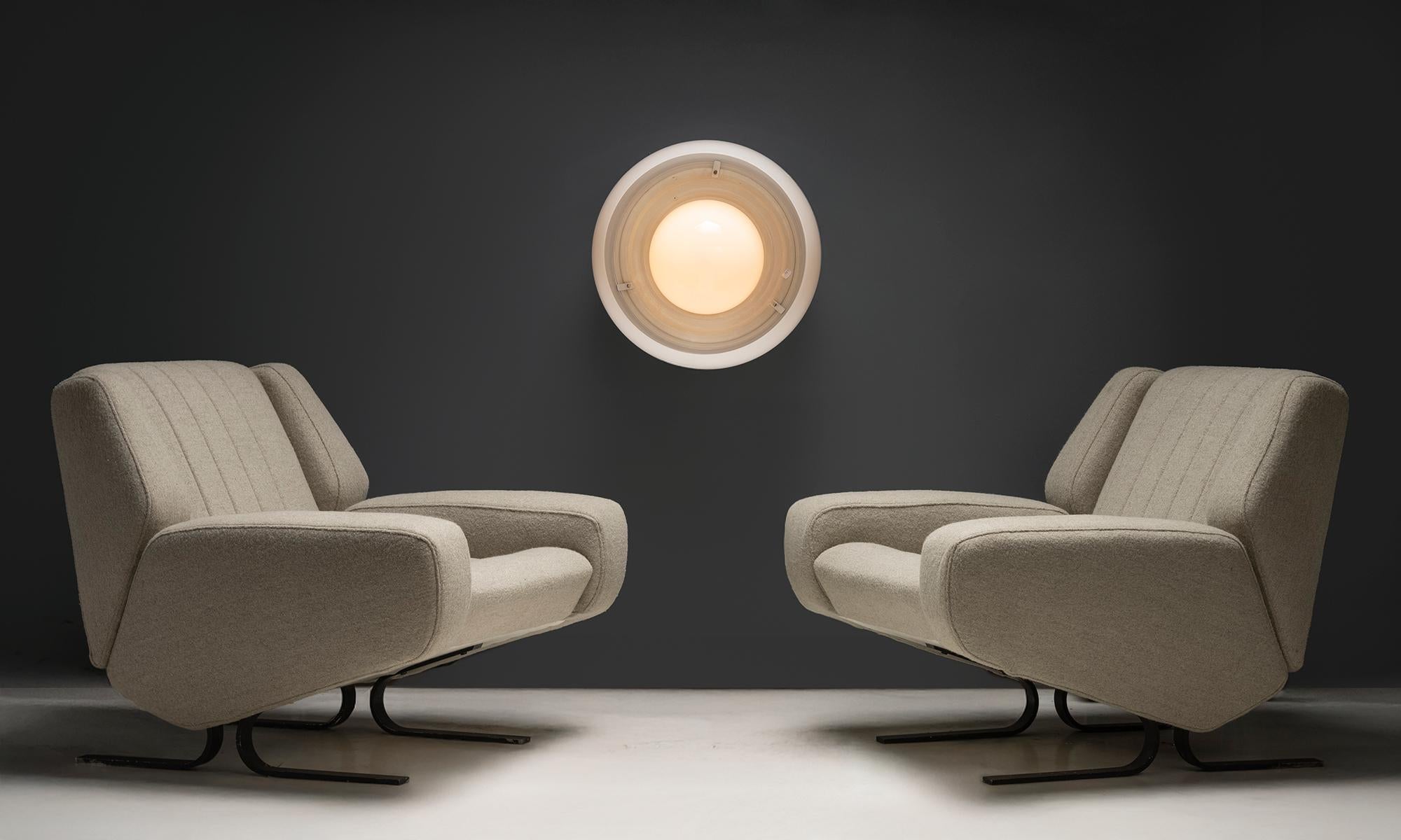 Vetro Luci ad incasso Omega di Vico Magistretti, Italia circa 1960