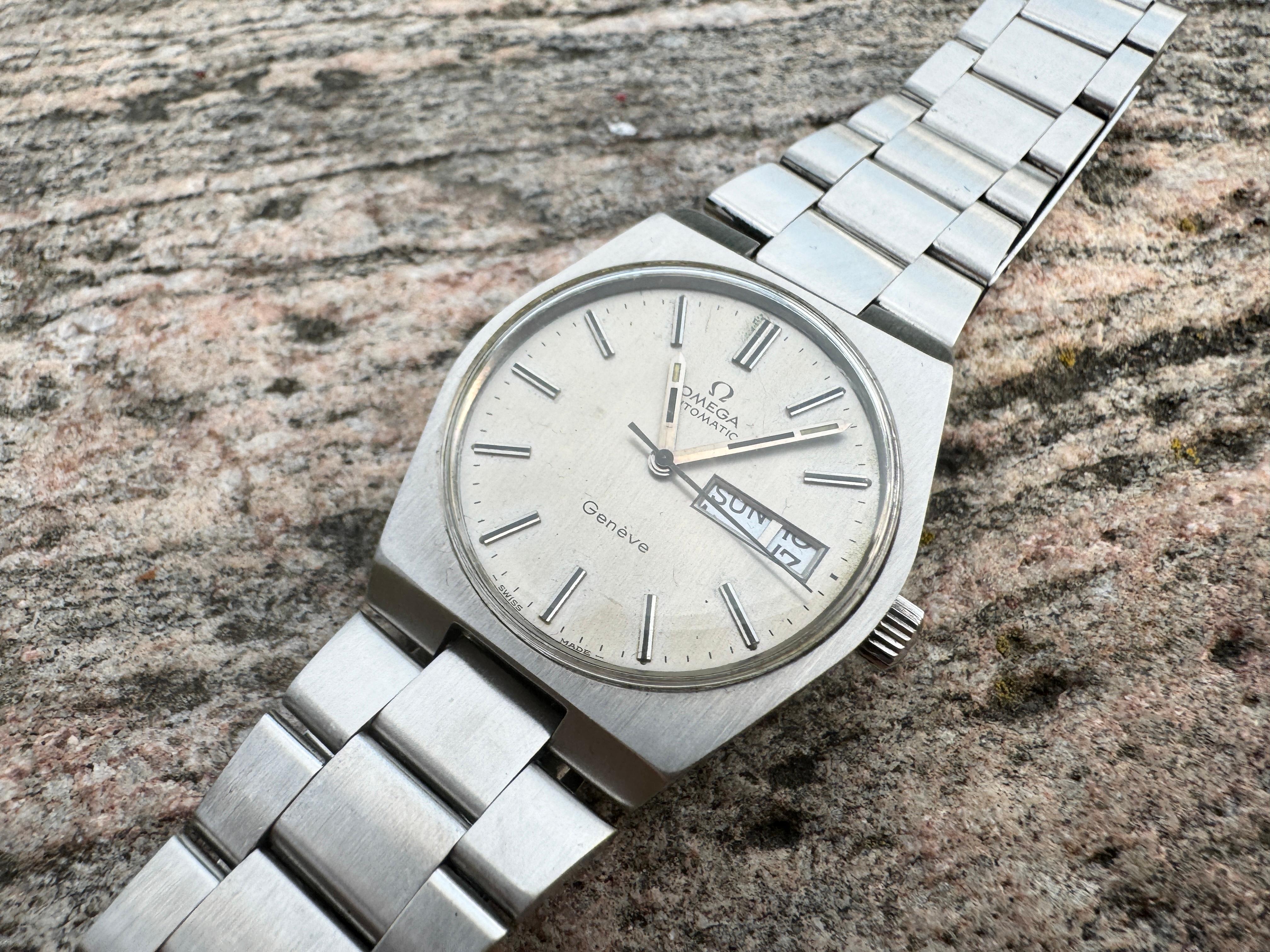 Omega Genève 1660125 Automatikuhr mit Tagesdatum 8