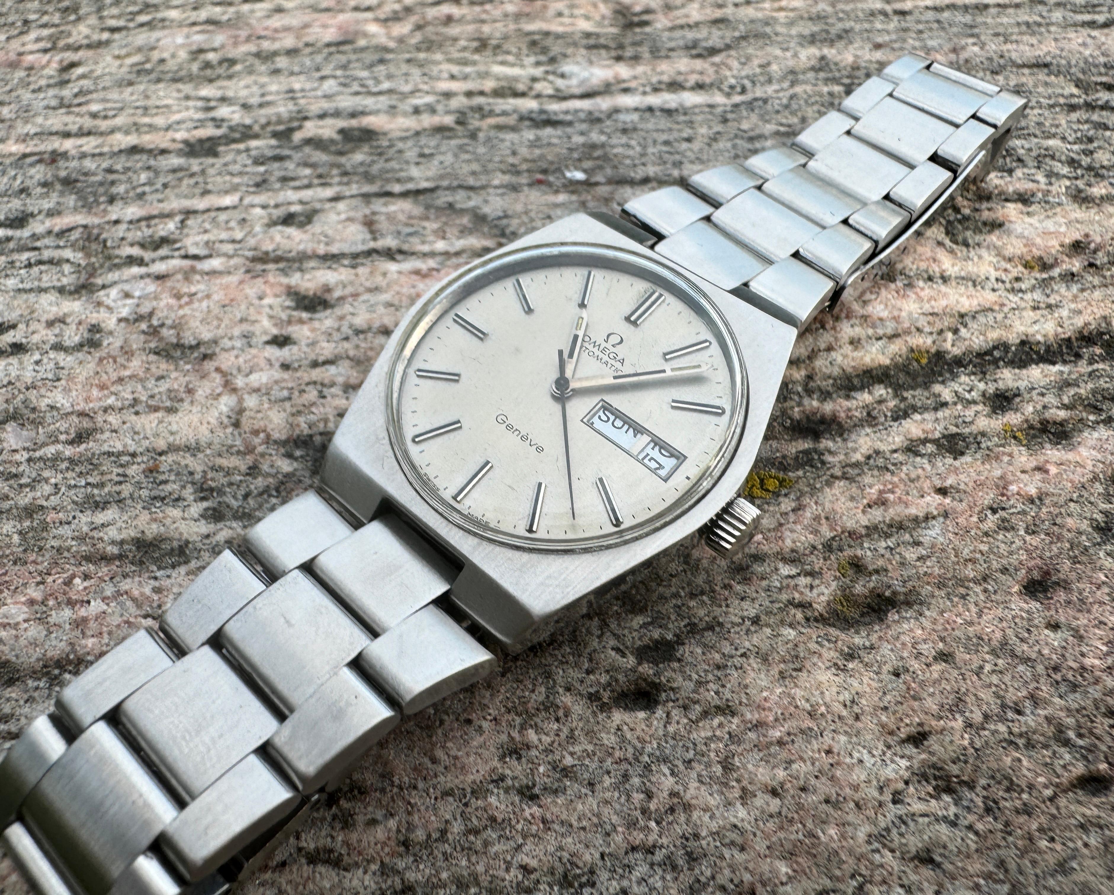 Omega Genève 1660125 Automatikuhr mit Tagesdatum im Zustand „Gut“ in Toronto, CA
