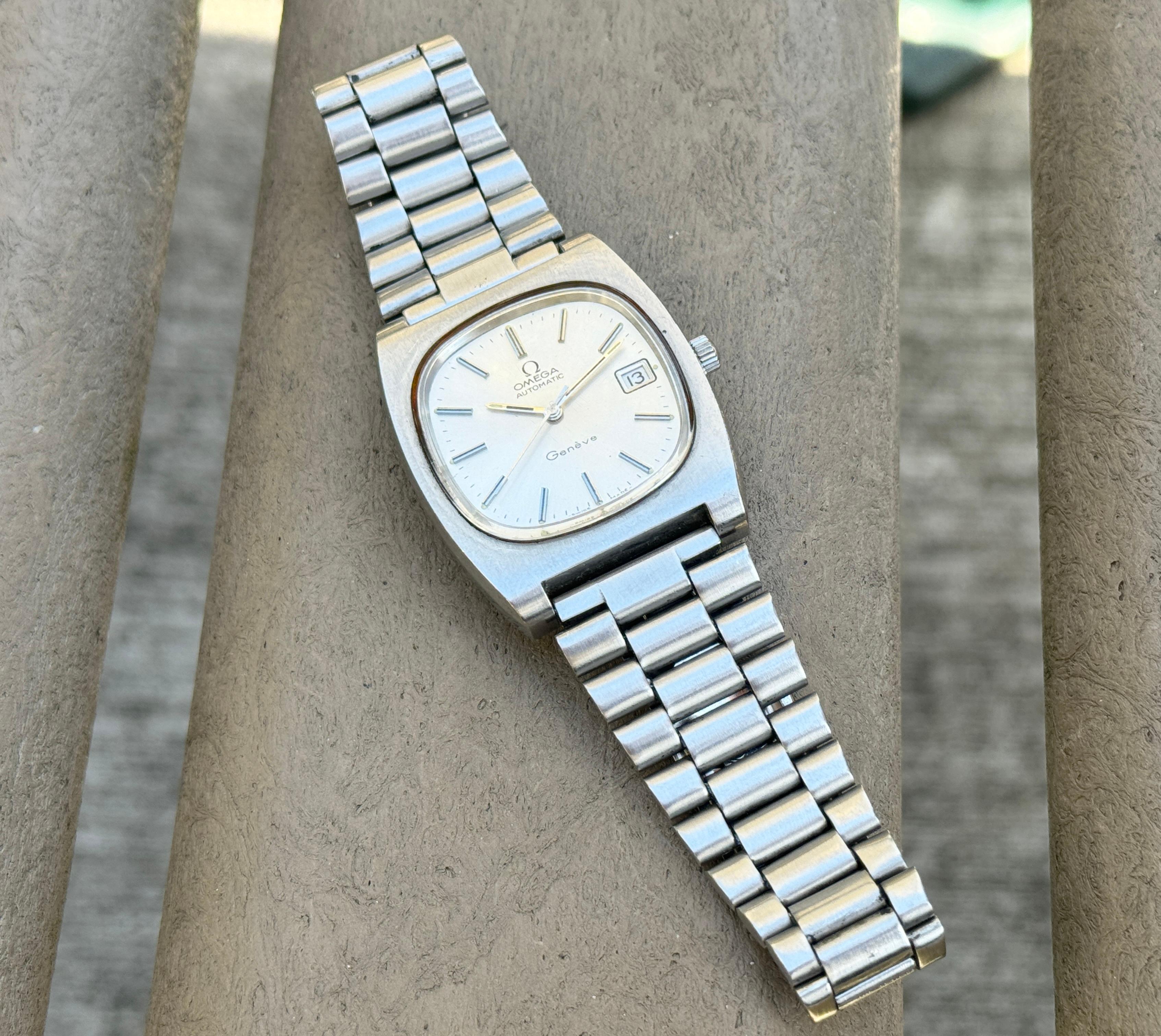 Men's Omega Genève 1660190 Automatic Stainless steel Watch