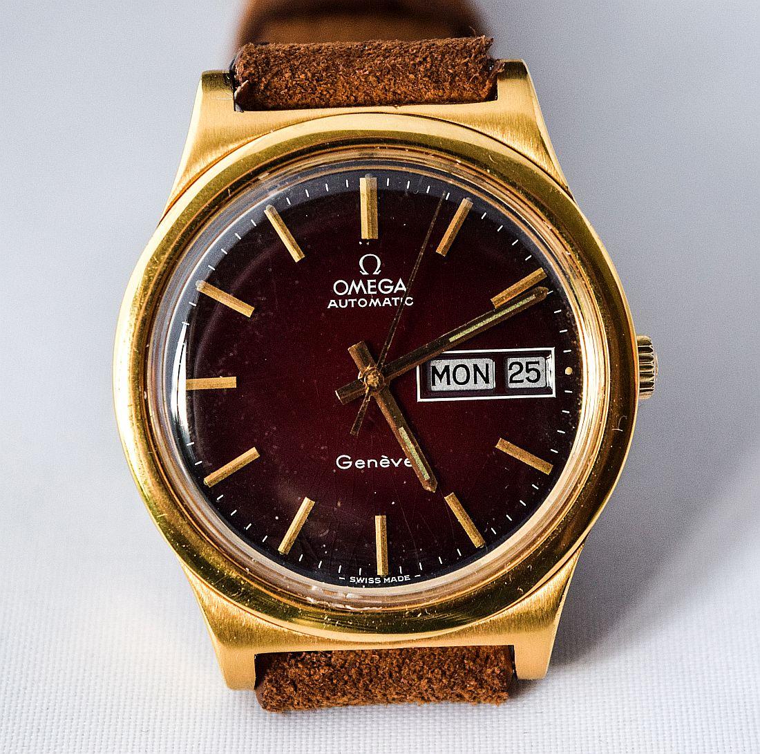 Omega Geneve Automatik-Tagesdatum Herren