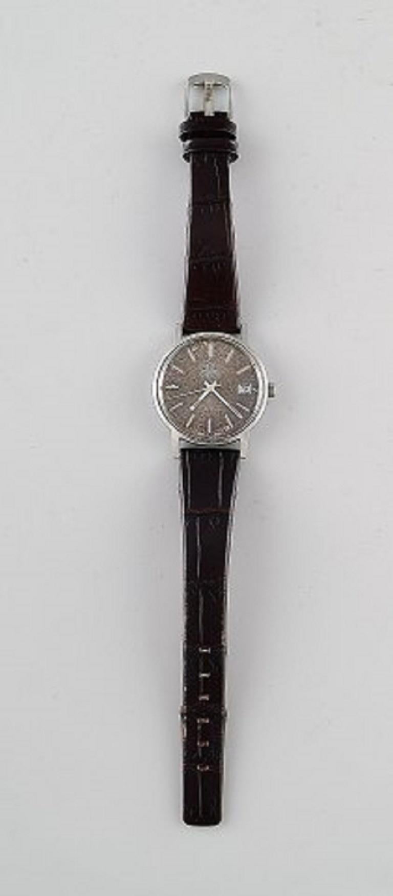 Omega Genéve Automatic, Vintage Men's Wrist Watch, 1960s.
In very good condition.
The clock works.
Diameter 35 mm.