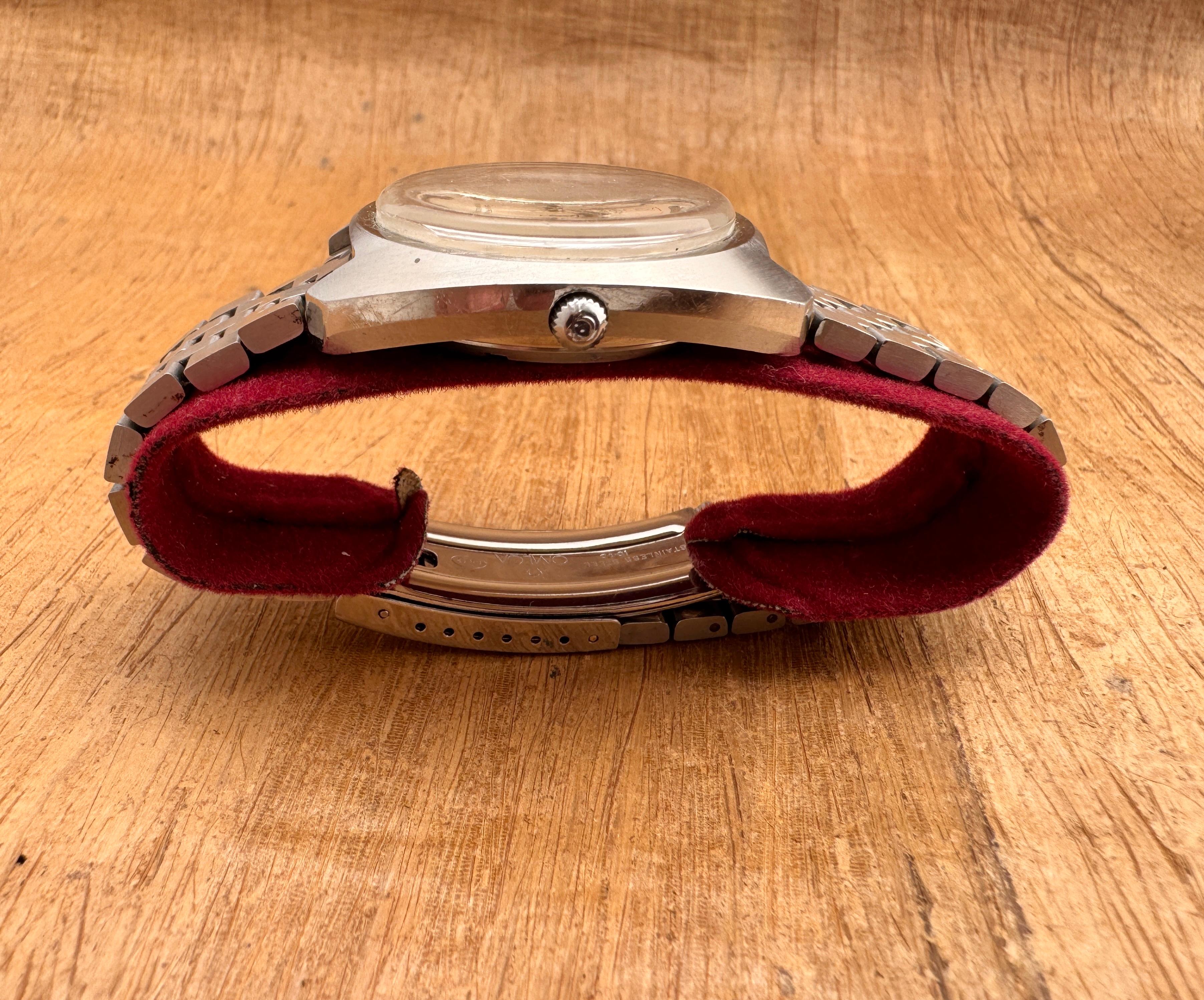 Omega Genève Cronometro Elettronico f300Hz 198.031 Orologio Eccellente in vendita 8