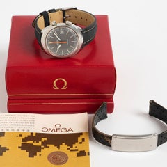 Omega Geneve Chronostop Date (reference 146.009). Iconic Driver's Watch. Yr 1974