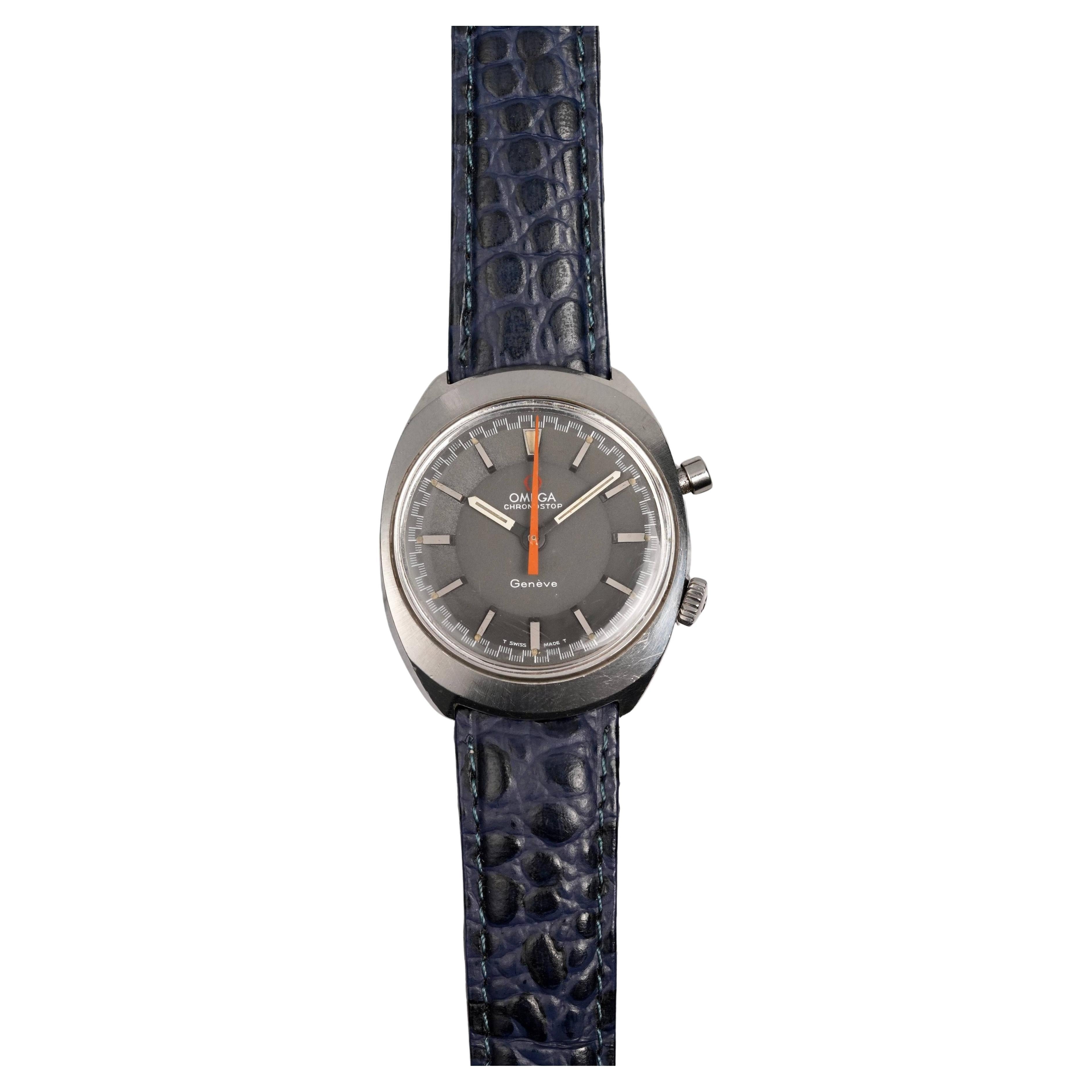 Montre Omega Geneve Chronostop, années 1970 en vente