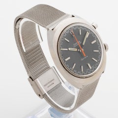 Omega Geneve Chronostop Armbanduhr, patiniertes Zifferblatt/Handschuhe, um 1968