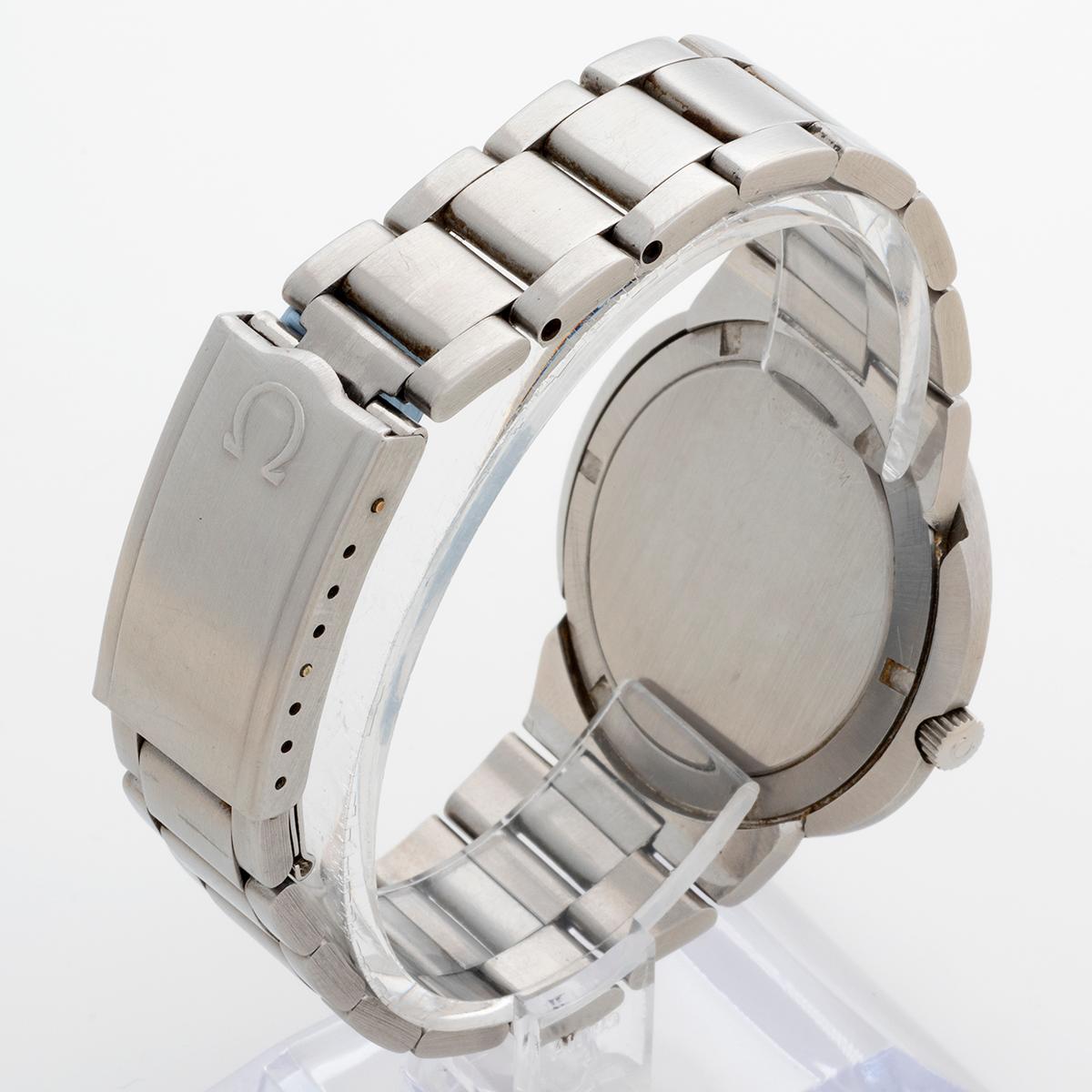 Omega Geneve Dynamic, elliptisches 40-mm-Gehäuse, Edelstahl, um 1970 für Damen oder Herren im Angebot