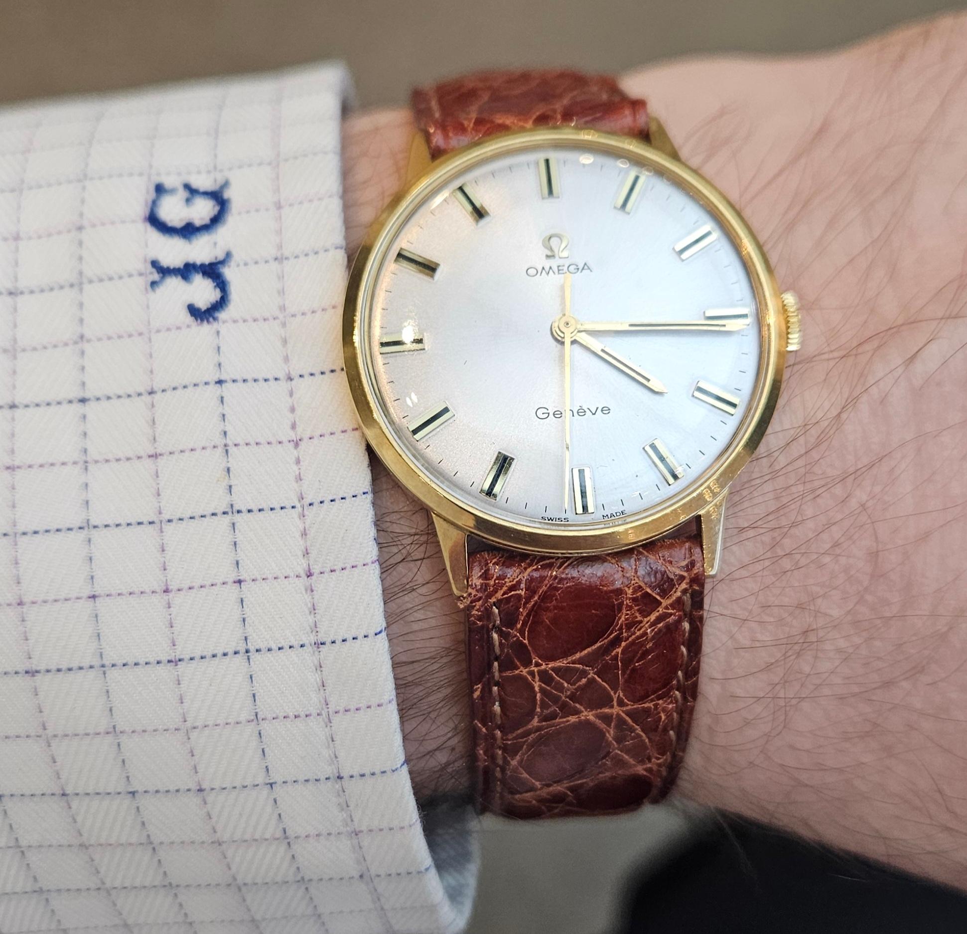 Omega Genève in 18 kt. Yellow Gold Ref. 131 041 For Sale 4