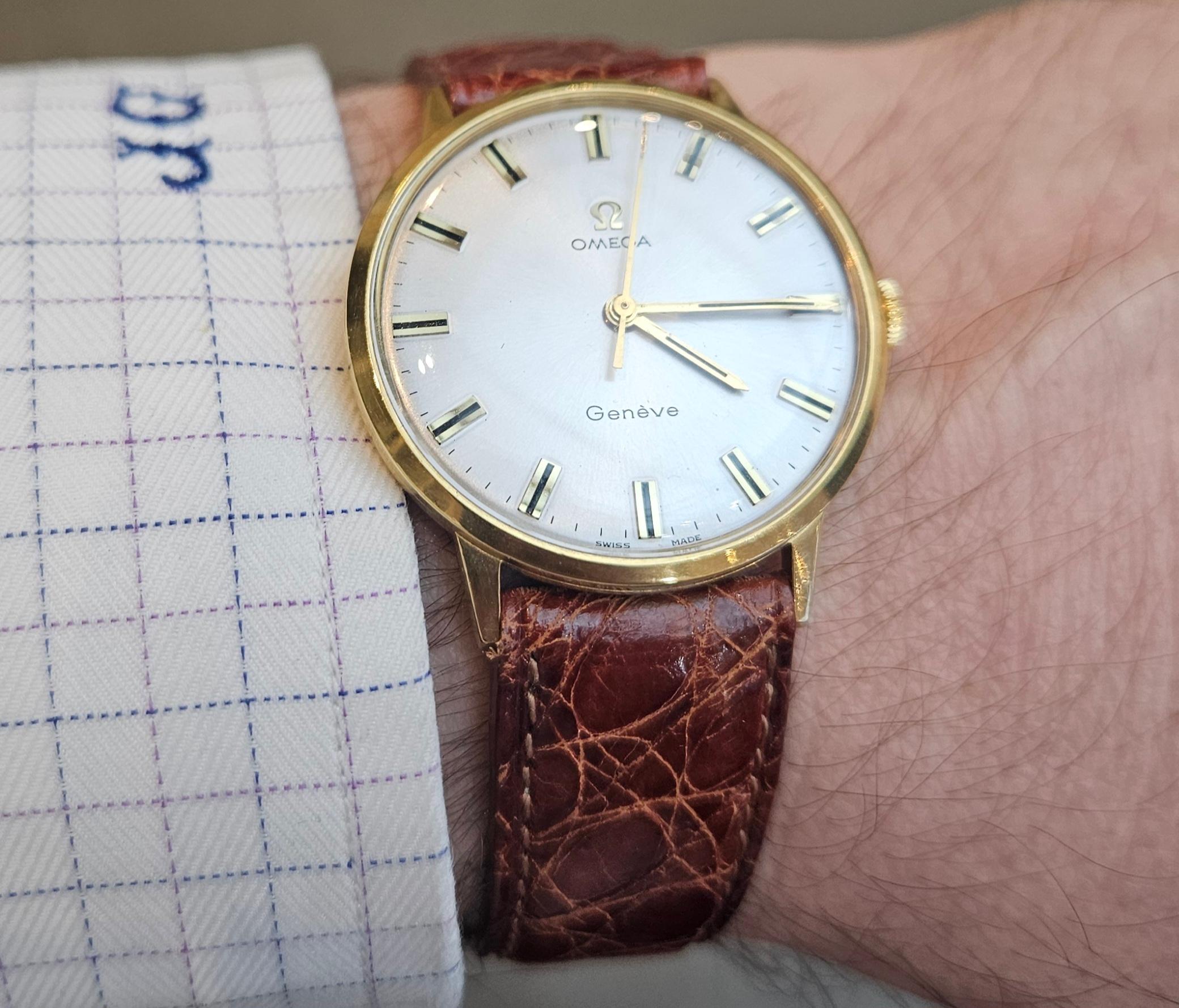 Omega Genève in 18 kt. Yellow Gold Ref. 131 041 For Sale 6