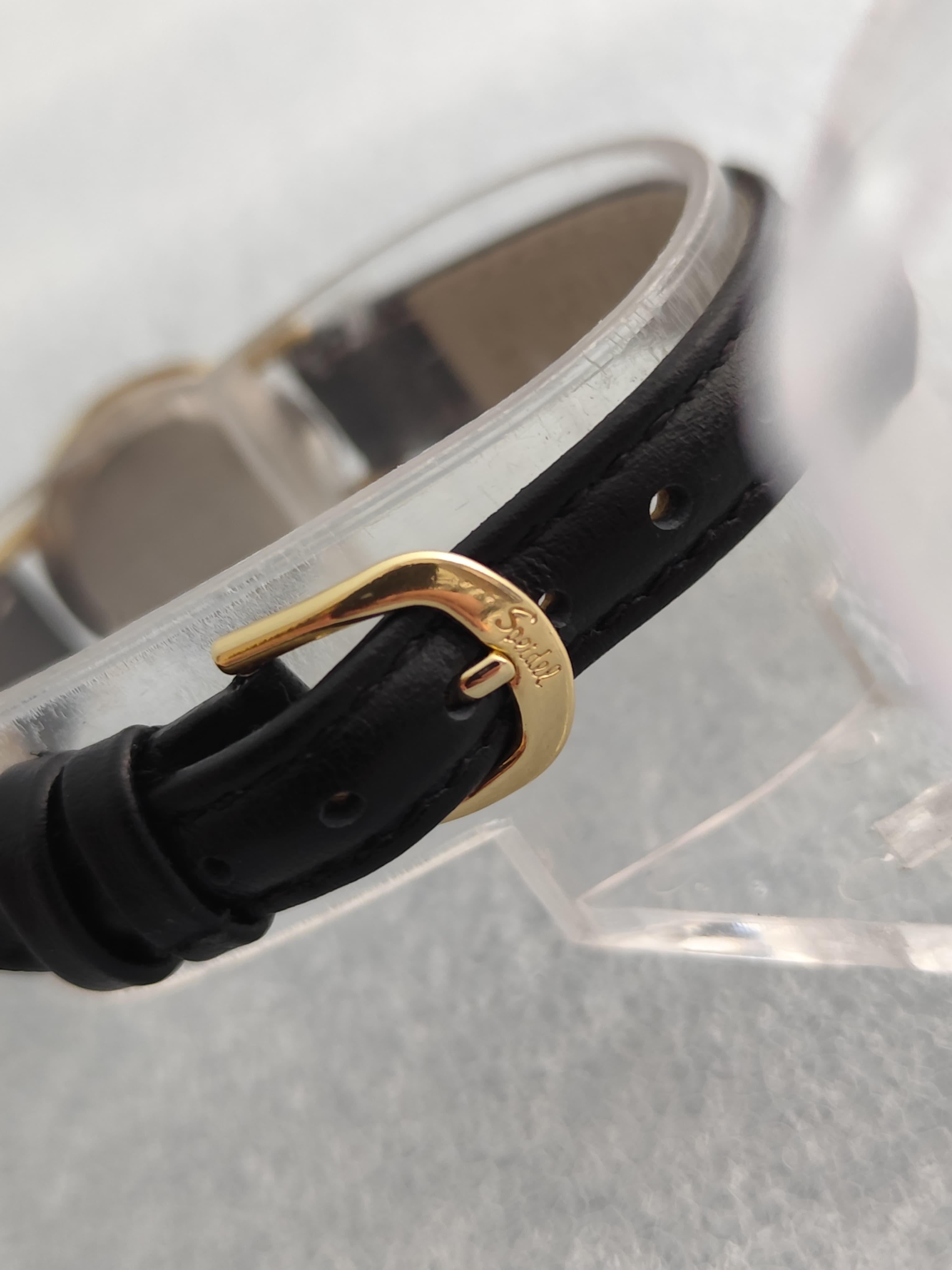 Omega Genève Rare Gold Marble Dial Ref 5110411 Cal.620 Manual Winding Ladies Wa In Fair Condition For Sale In Toronto, CA