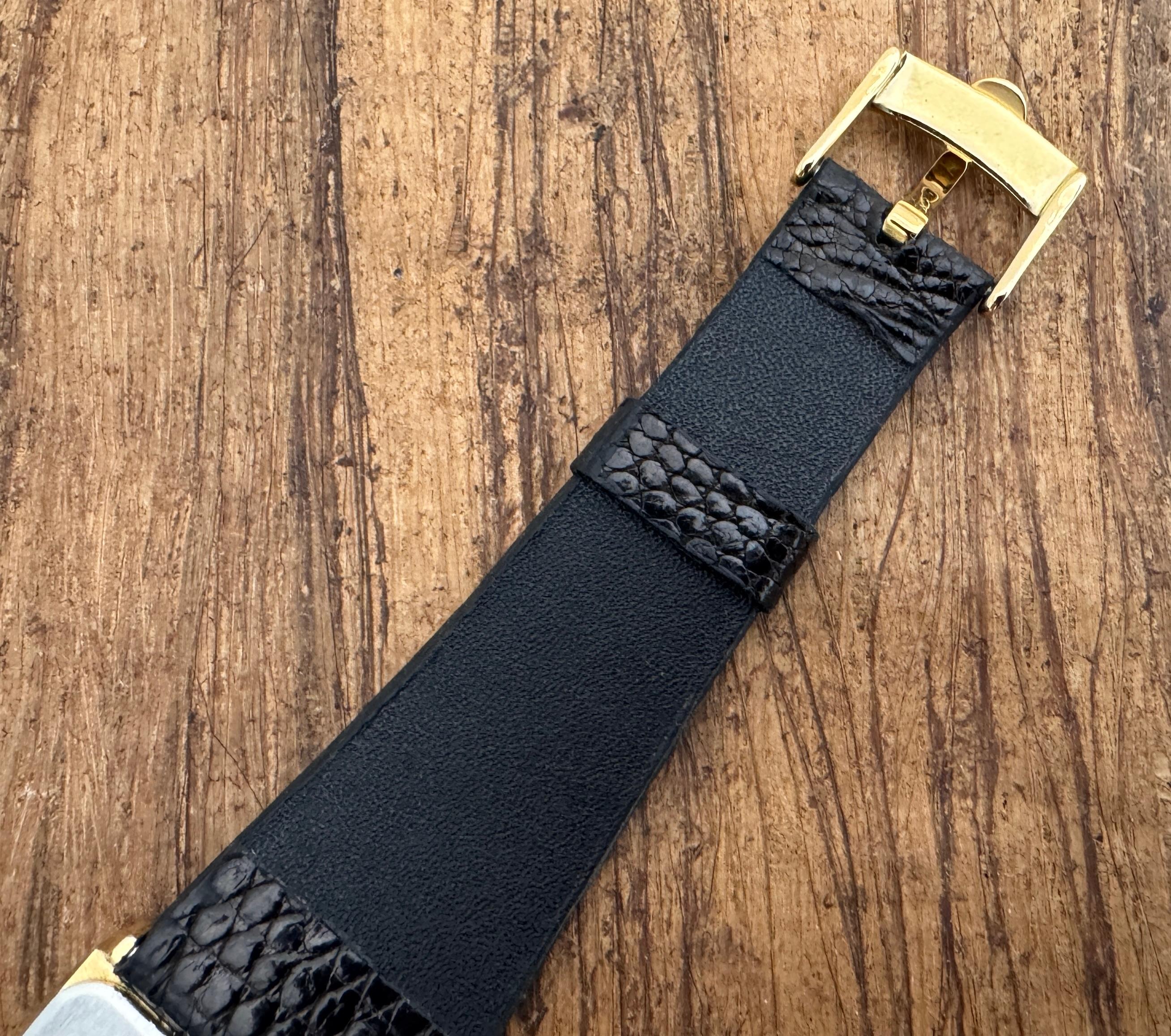 Omega Genève Ref 1110116 Oversized 30x42 mm Manual Wind Gold Plated Watch 6