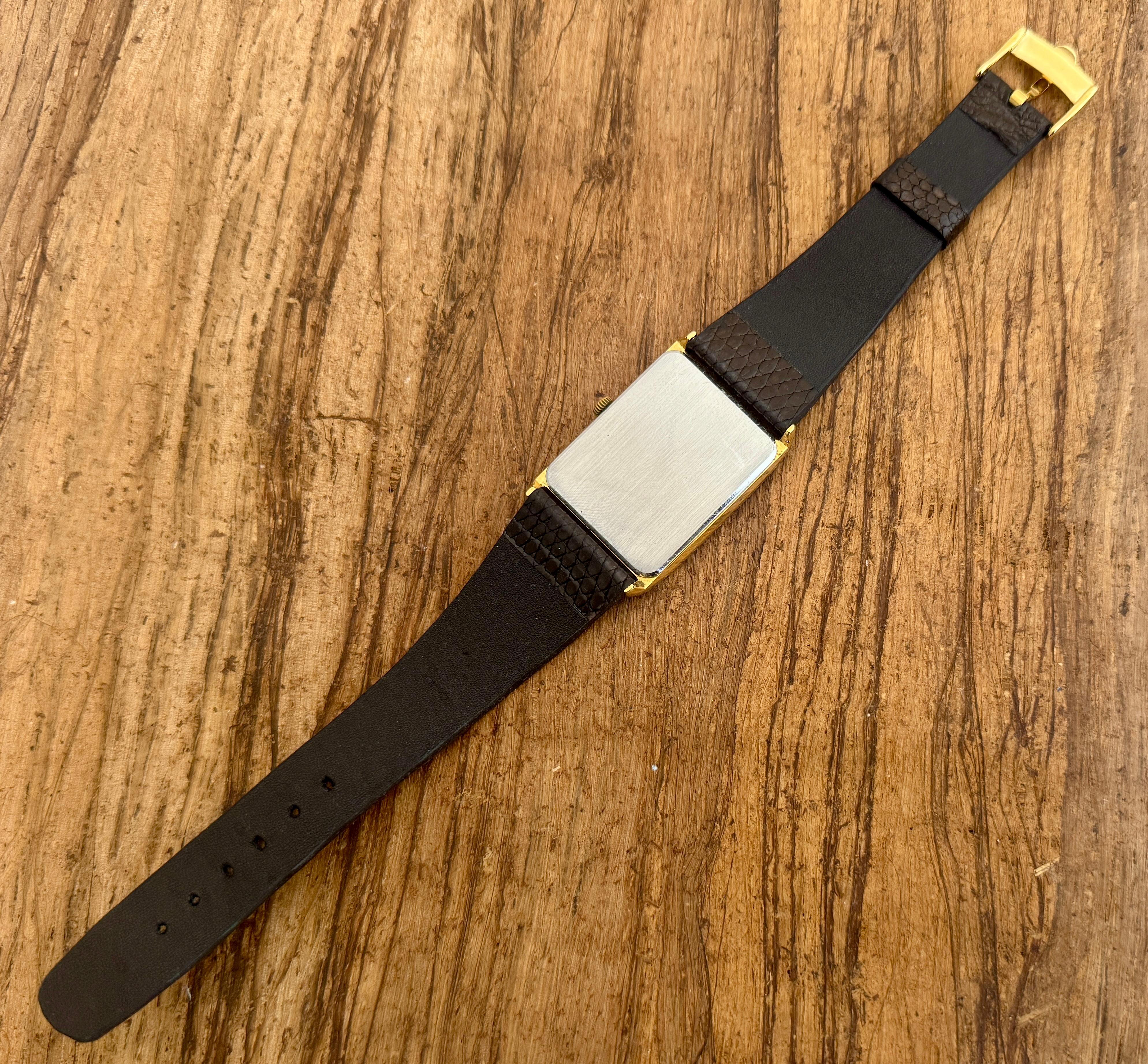 Men's Omega Genève Ref 1110116 Oversized 30x42 mm Manual Wind Gold Plated Watch