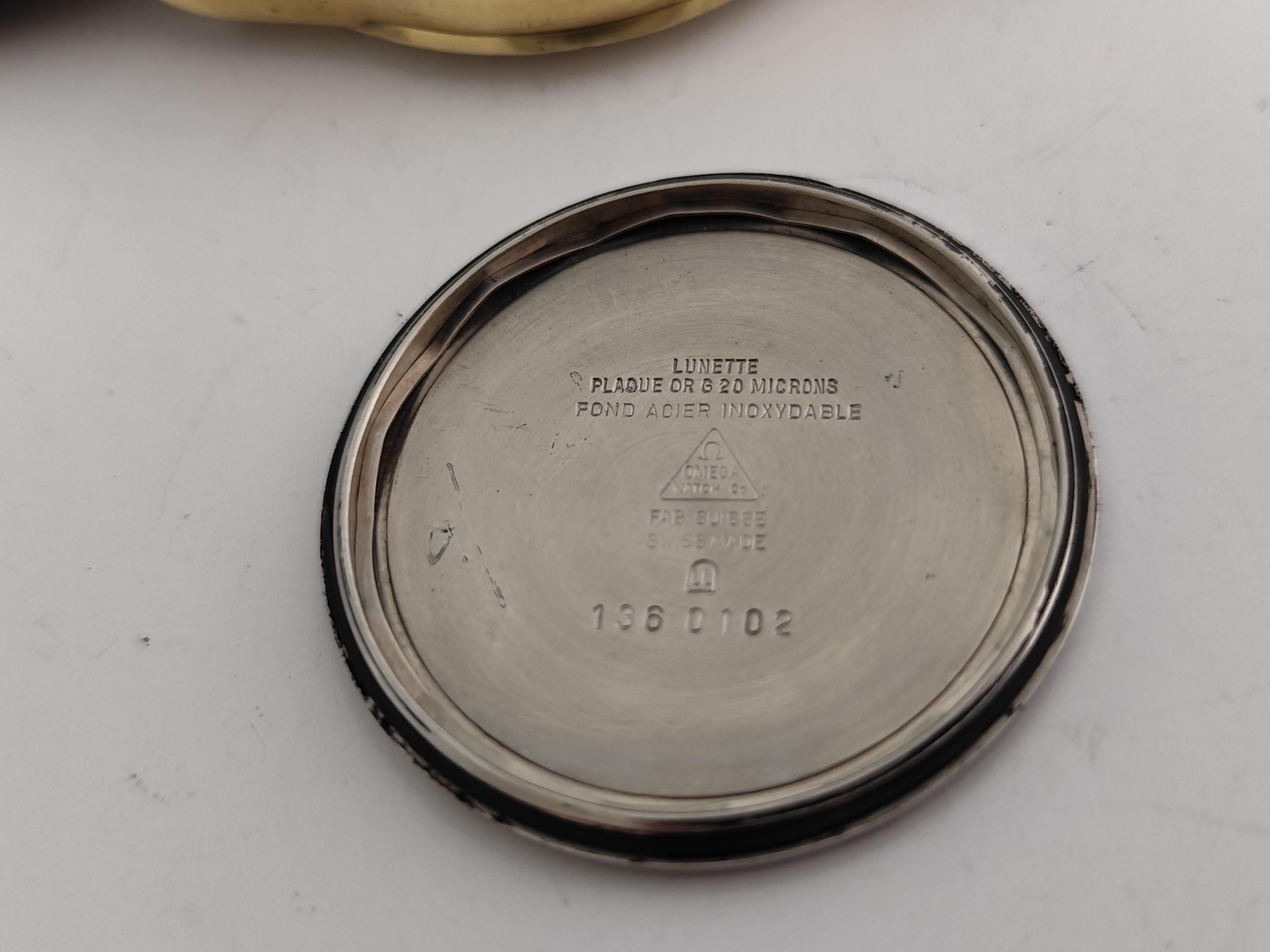 Omega Genève Ref 1360102 Oversize Cal. 1030 Orologio da Uomo in vendita 1