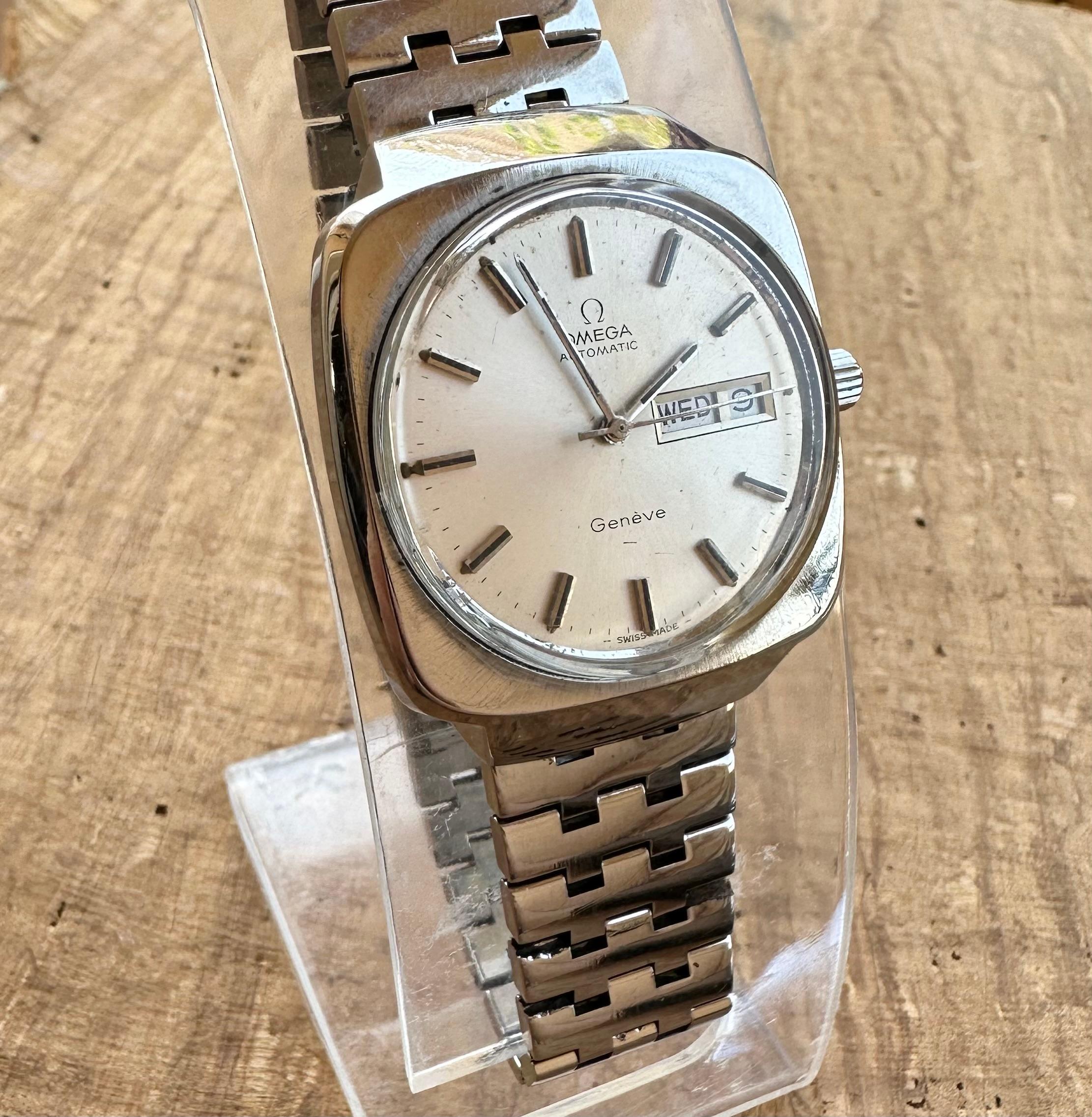 Omega Genève Ref 1660170 Montre automatique en acier inoxydable en vente 6