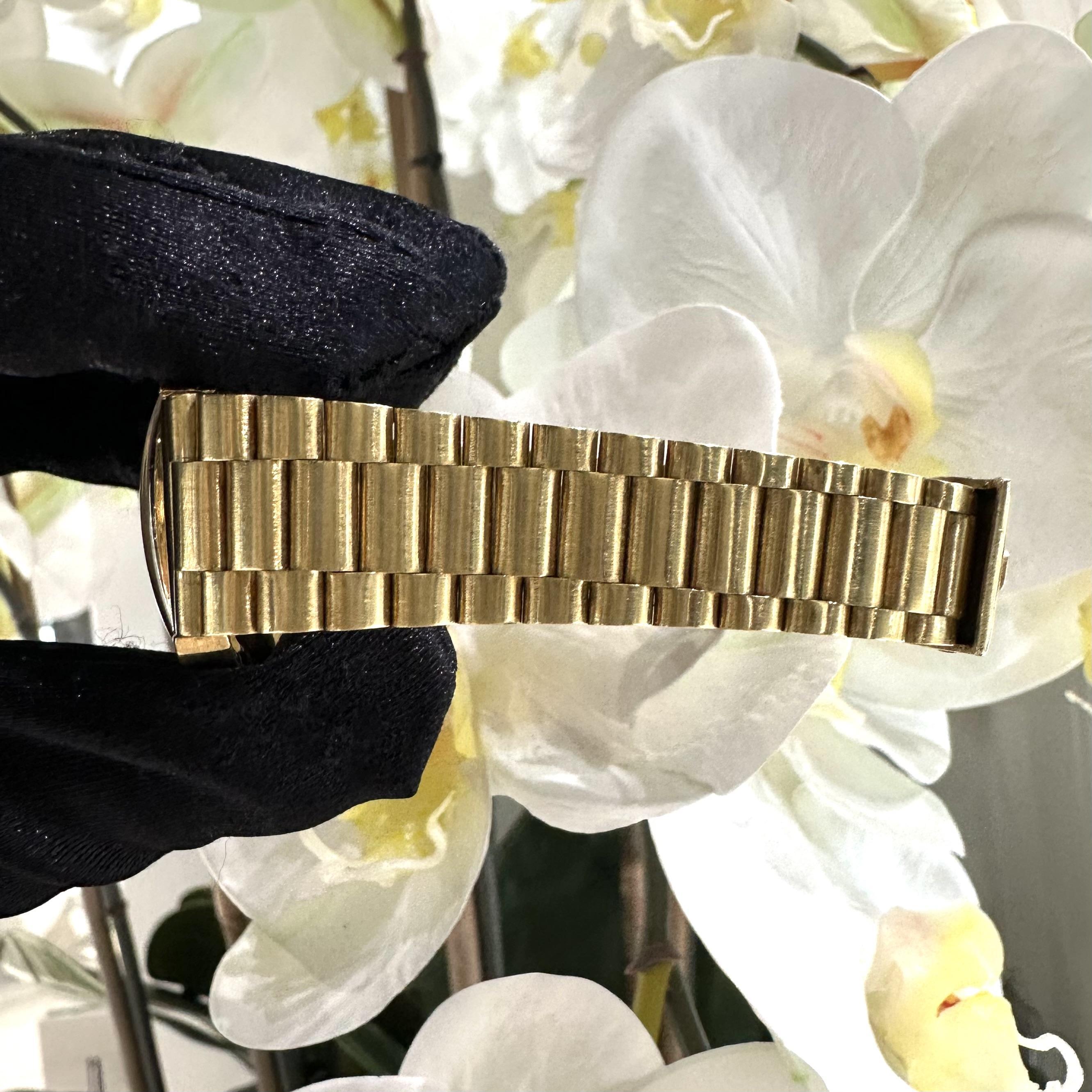Women's or Men's Omega Geneve Seamaster Yellow Gold Watch, Vintage For Sale