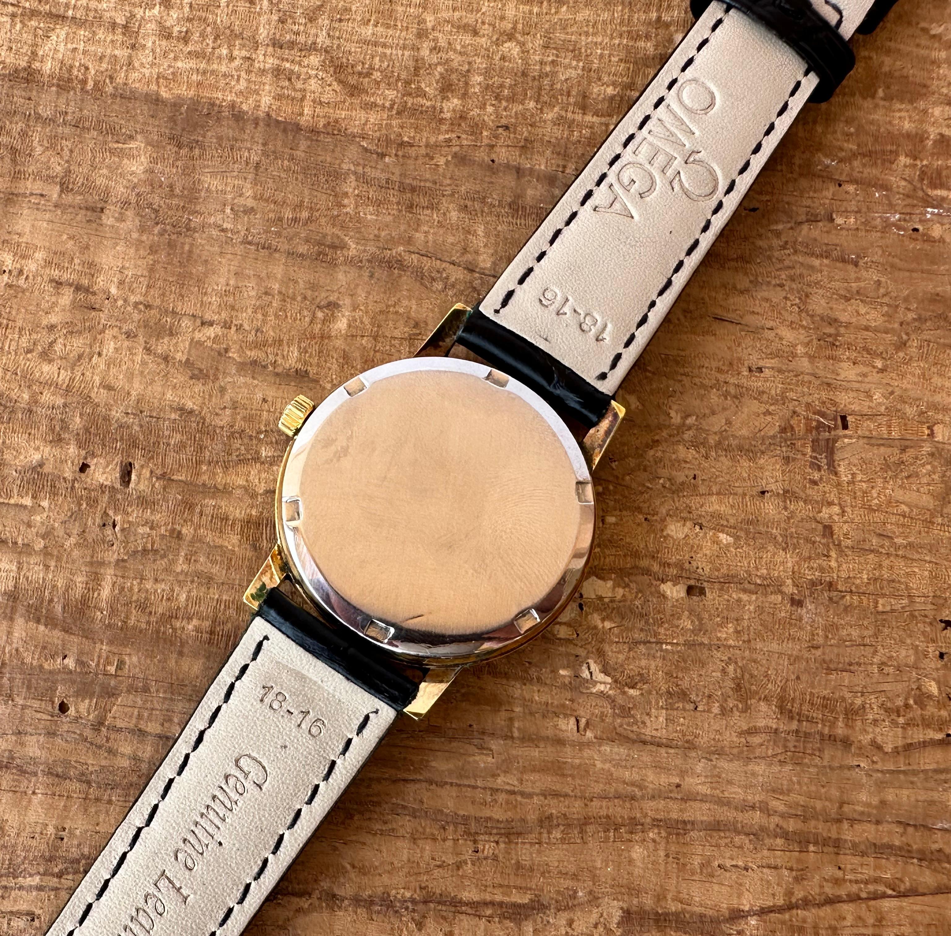 Omega Genève vintage 1968 cal 613 Vergoldete Dress Watch 10