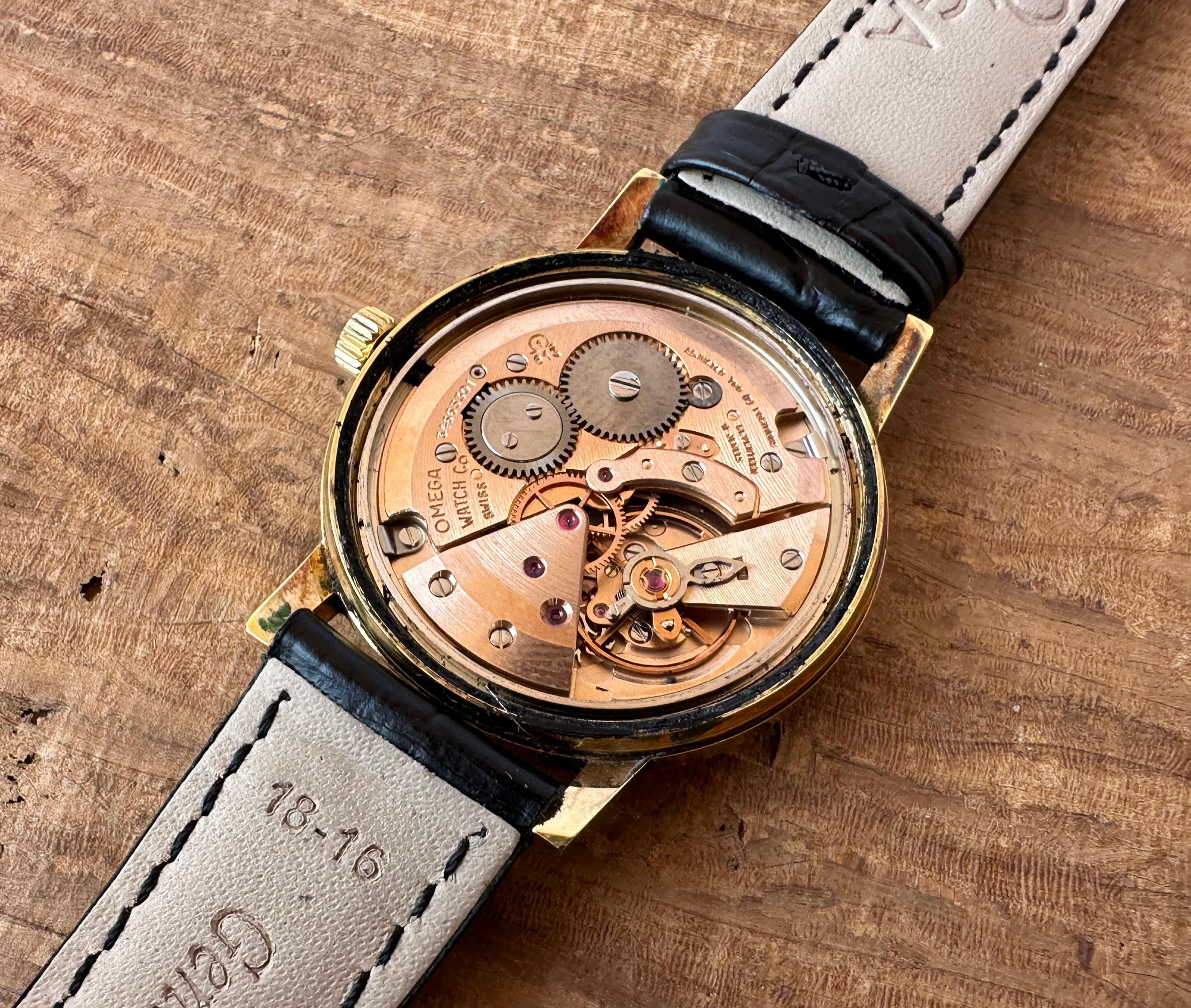 Omega Genève vintage 1968 cal 613 Vergoldete Dress Watch 2
