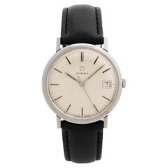 Omega Geneve avec date. Ref 132.019, Mouvement Cal 611, Patine, c1965