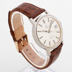 Omega Geneve with date Ref 1360098 35mm Stainless Steel, c 1976