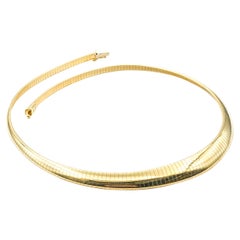 Omega Gold Fashion Necklace In Yellow Gold