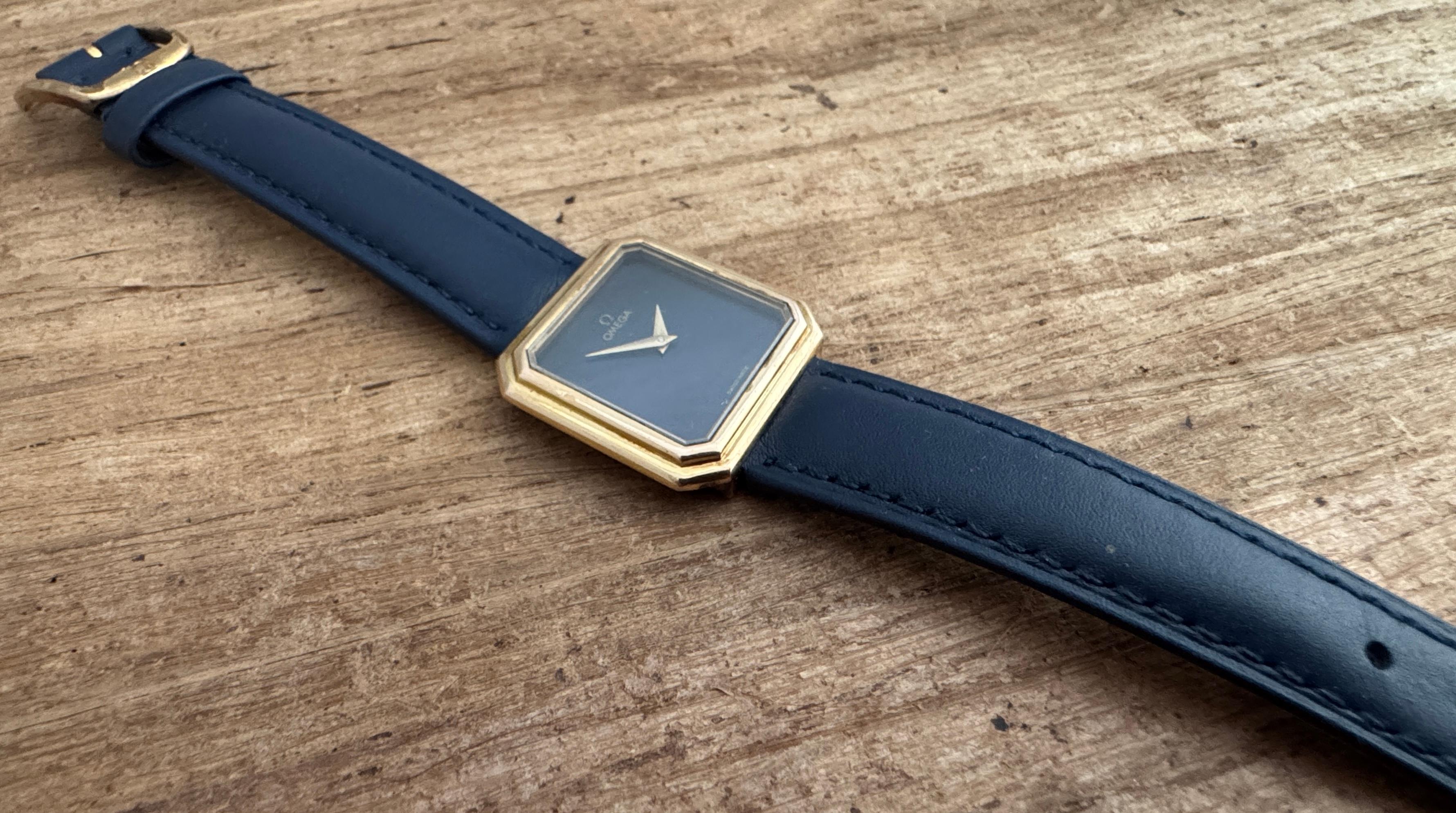 Omega Gold Plated Sterling Silver Manual Wind ref 5110013 Watch In Good Condition For Sale In Toronto, CA