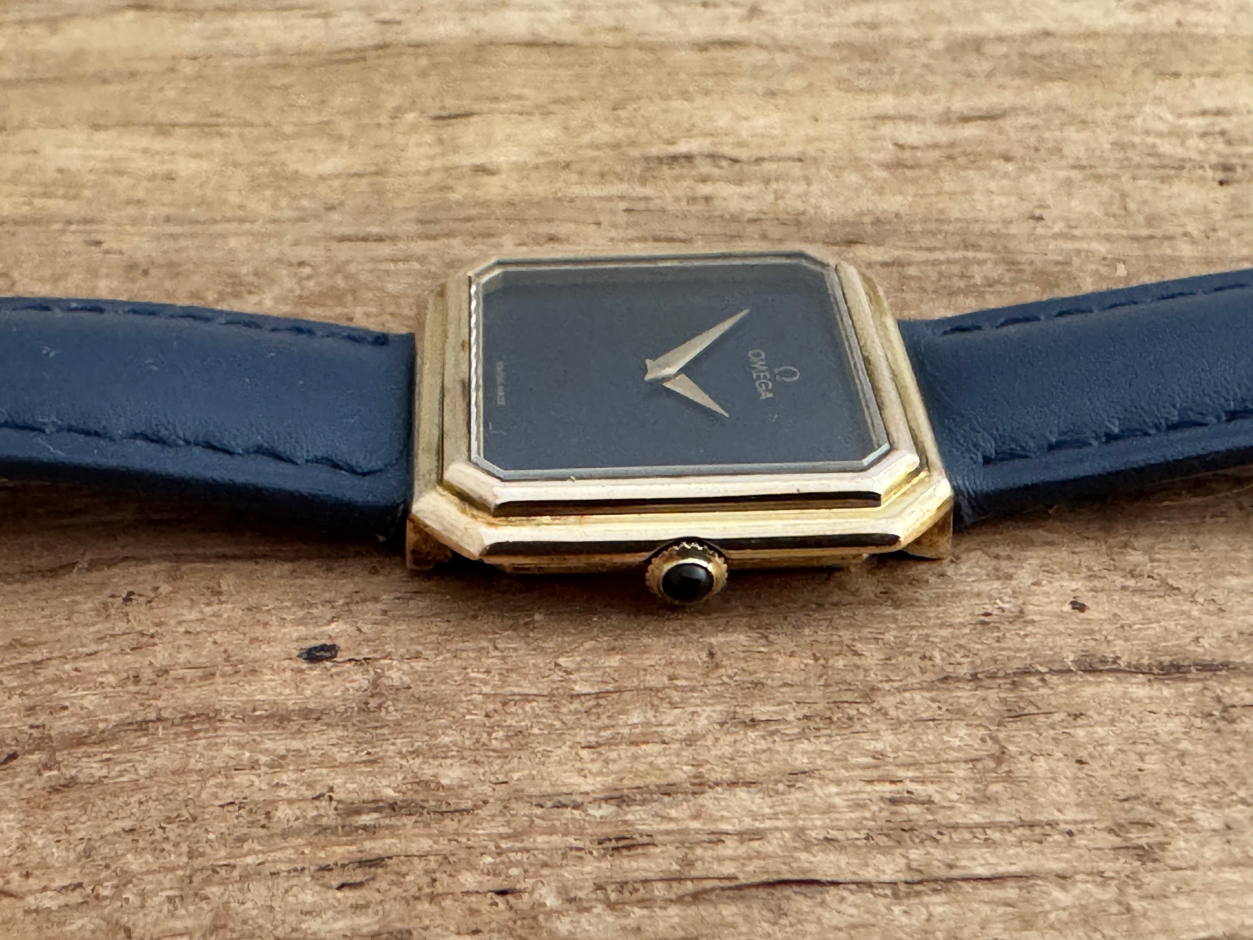Omega Gold Plated Sterling Silver Manual Wind ref 5110013 Watch For Sale 5