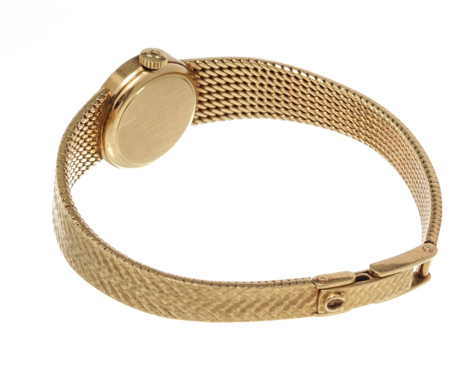 omega de ville vintage gold