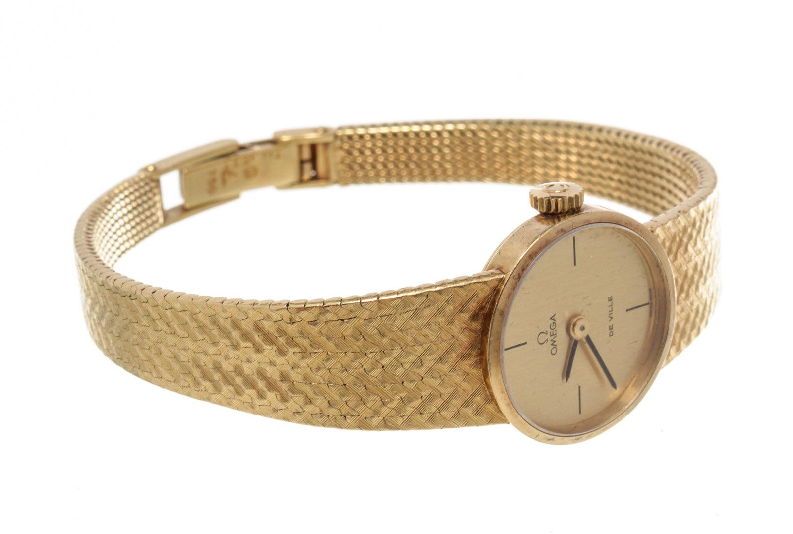 Women's or Men's Omega Gold Vintage De Ville Watch