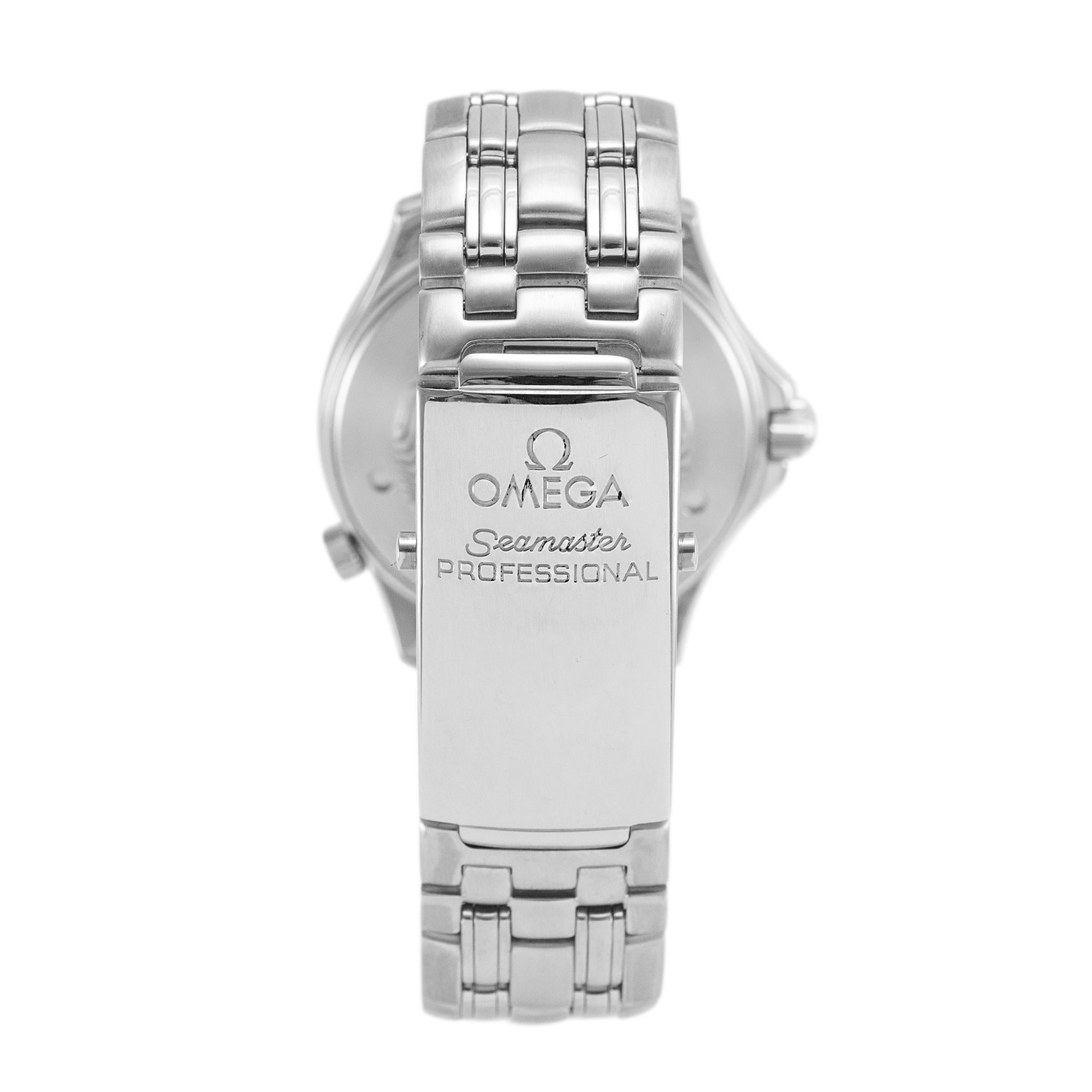 De los hombres Reloj de caballero Omega Goldeneye Seamaster Diver 2541.80.00 41MM de acero inoxidable