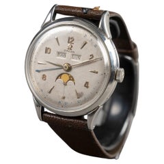 Omega Jumbo Triple Date Moonphase Cosmic Vintage Watch 1952