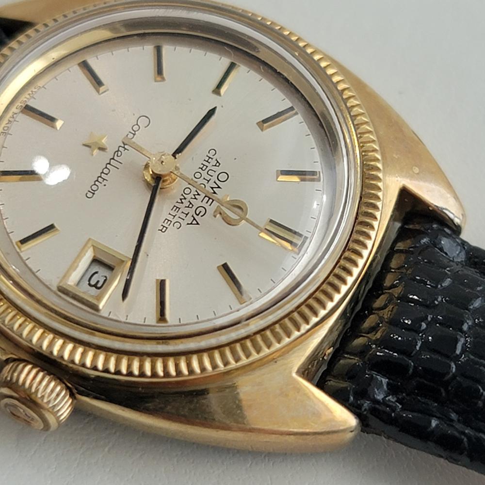 Women's Omega Ladies Constellation 568.011 Gold Capped Date Automatic 1960s Swiss RA408