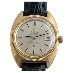Vintage Omega Ladies Constellation 568.011 Gold Capped Date Automatic 1960s Swiss RA408