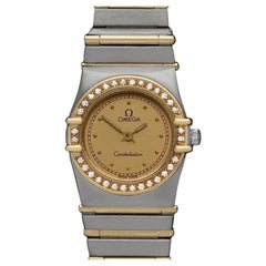 Omega Ladies Constellation Manhattan Bracelet Watch - 18K Gold, Stainless Steel