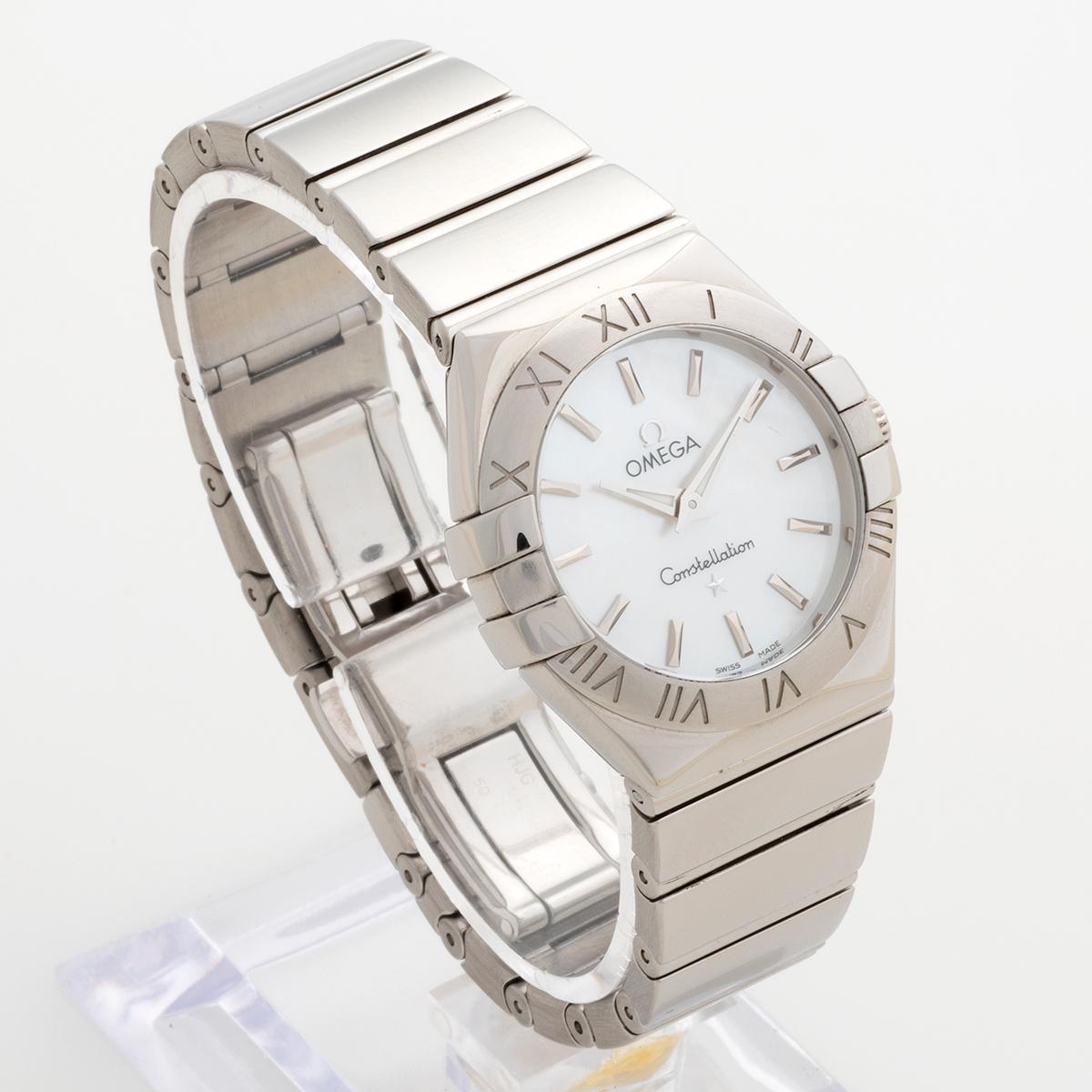 Omega Ladies Constellation, Ref 12310276005002, Box & Papers, Rare Reference In Excellent Condition In Canterbury, GB