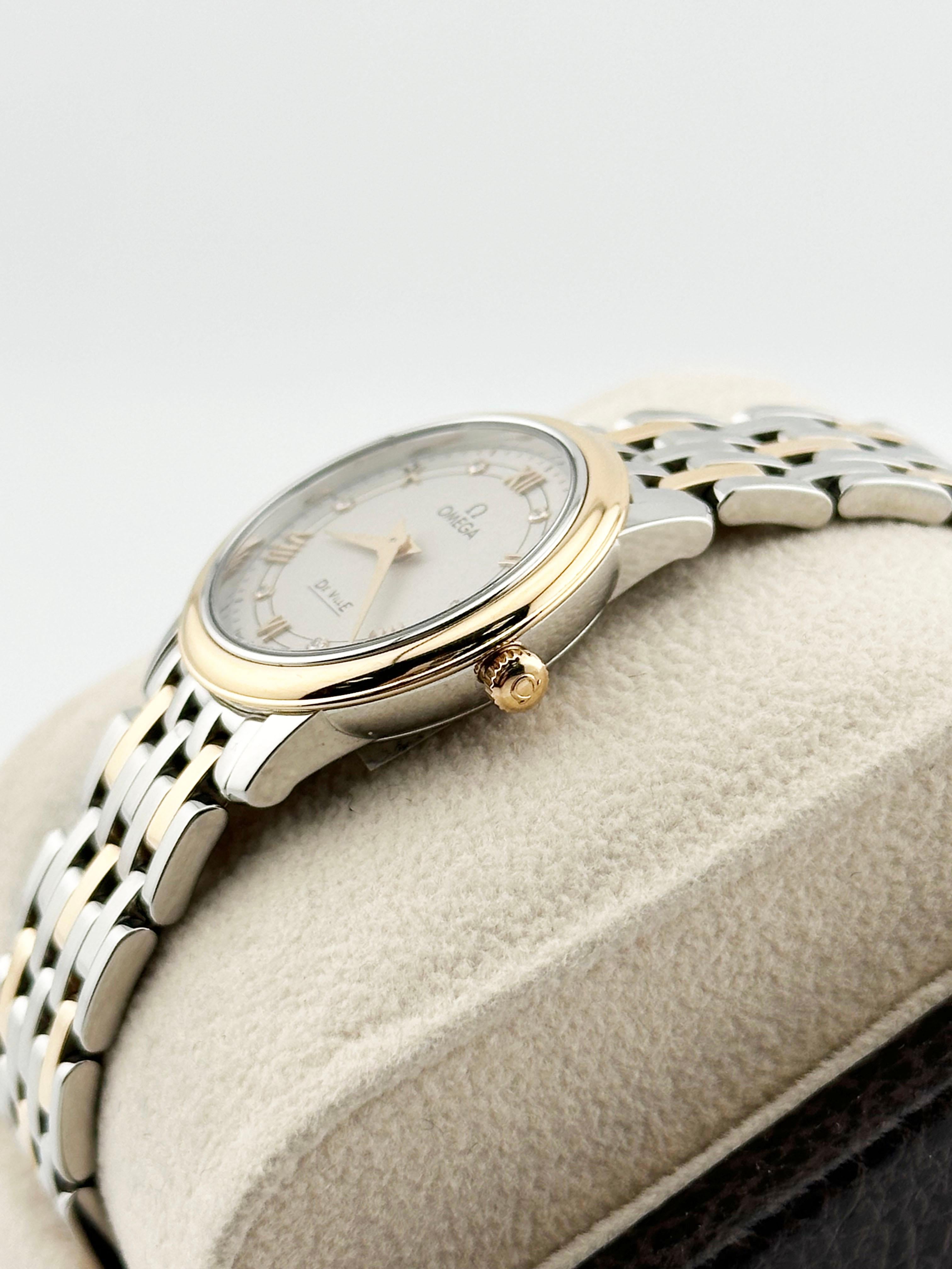 Omega Donna De Ville Prestige 424.20.27.60.52.003 Oro Rosa 18K Acciaio Scatola di carta in vendita 5