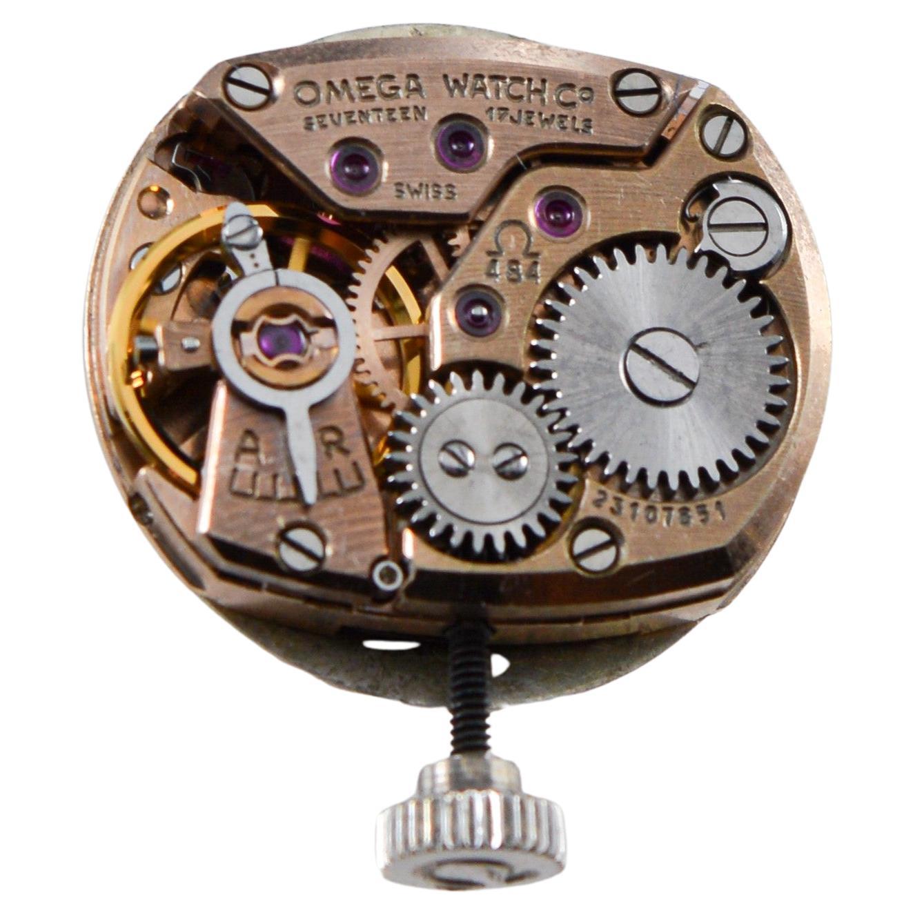 Omega Señoras Mid Century 18Kt. Reloj de vestir de oro macizo en venta 14