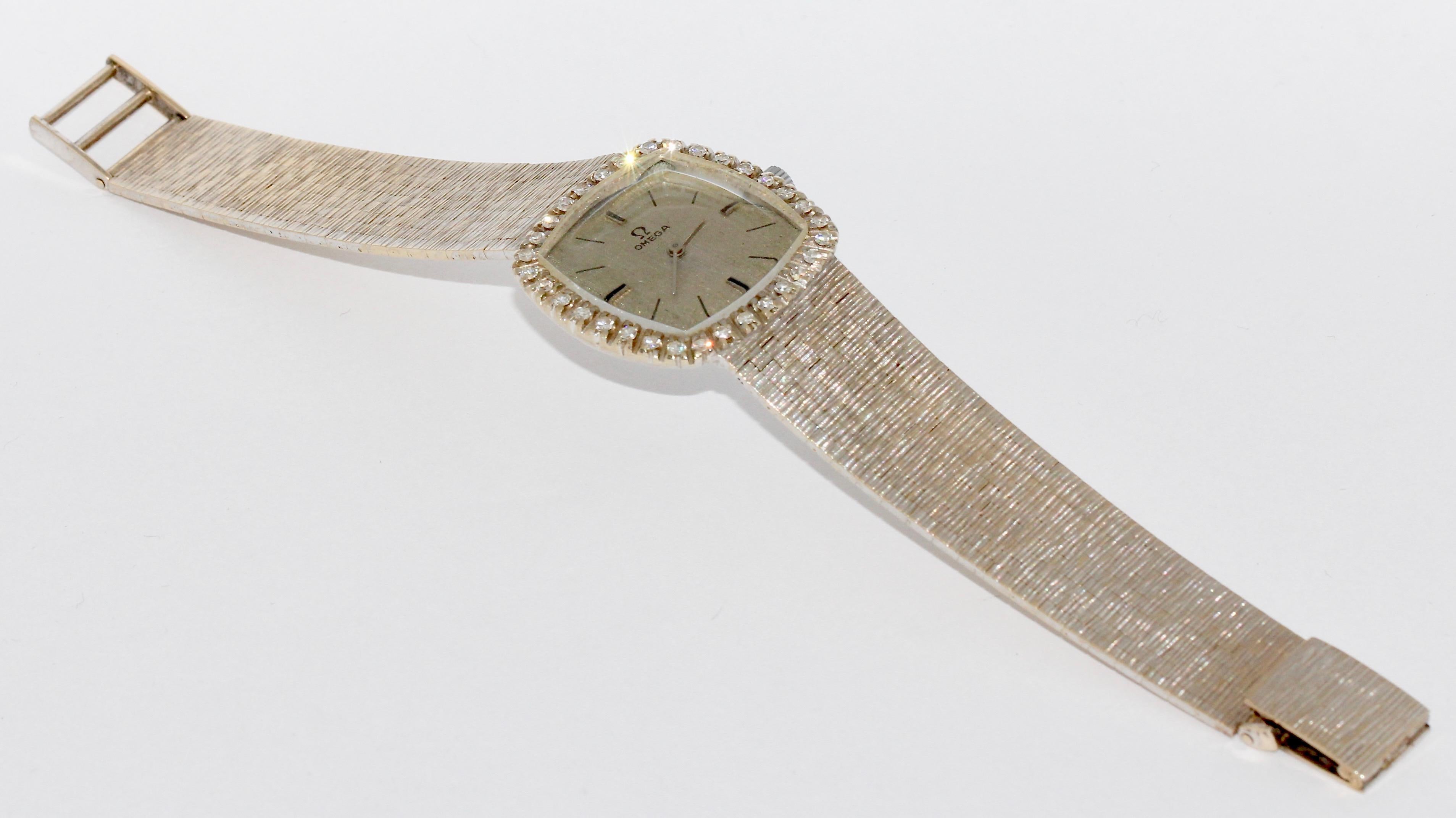 omega diamond watch
