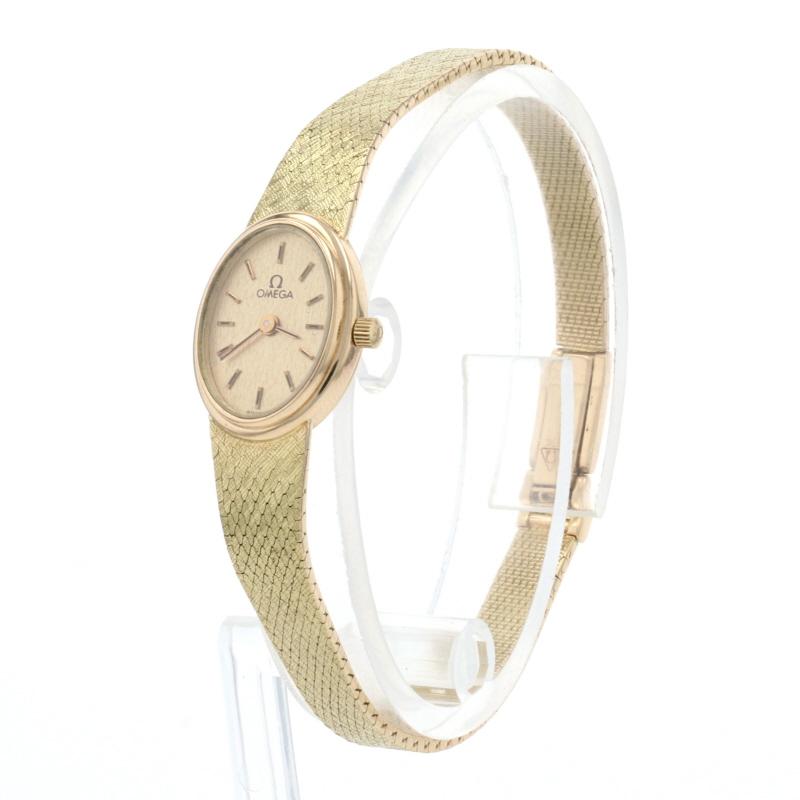 oval gold watch