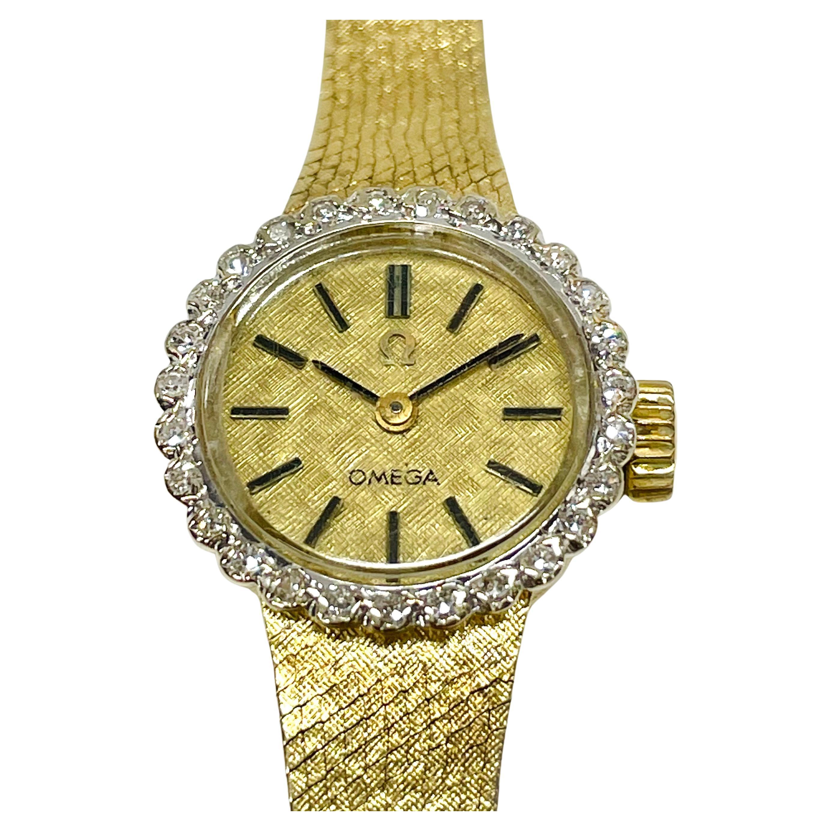 Omega Yellow Gold Chronometre Wristwatch 1945 at 1stDibs